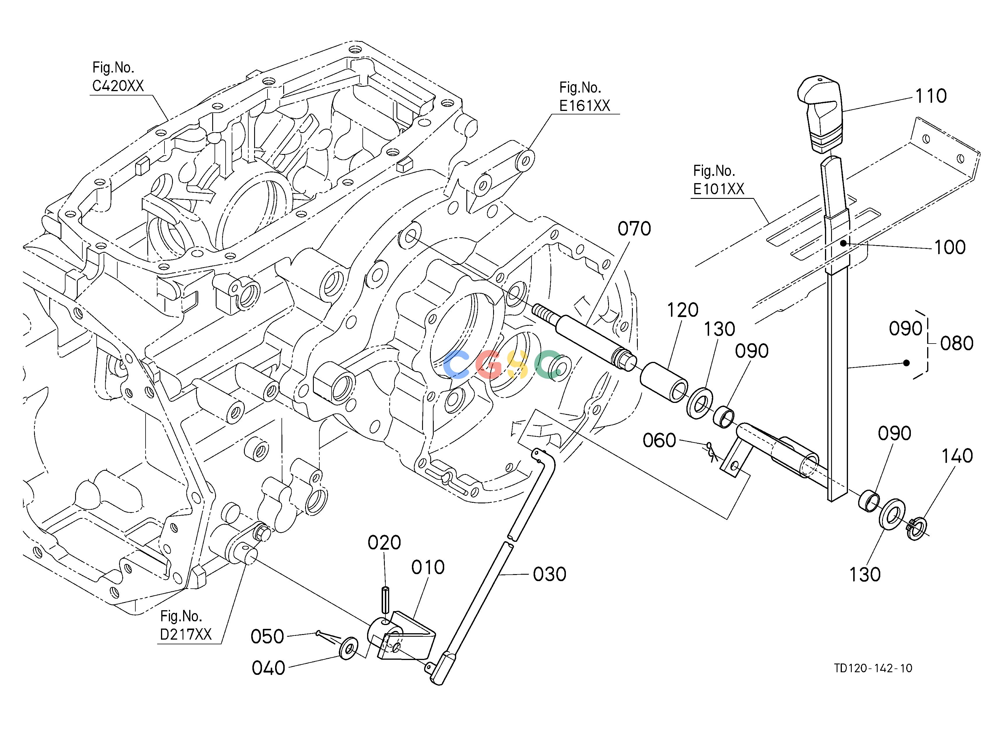 久保田零件查询E11001 RANGE GEAR SHIFT LEVER [MANUAL T/M TYPE] SPEED CHANGE SHIFT FORK /SHIFT LEVEREPC Kubota online