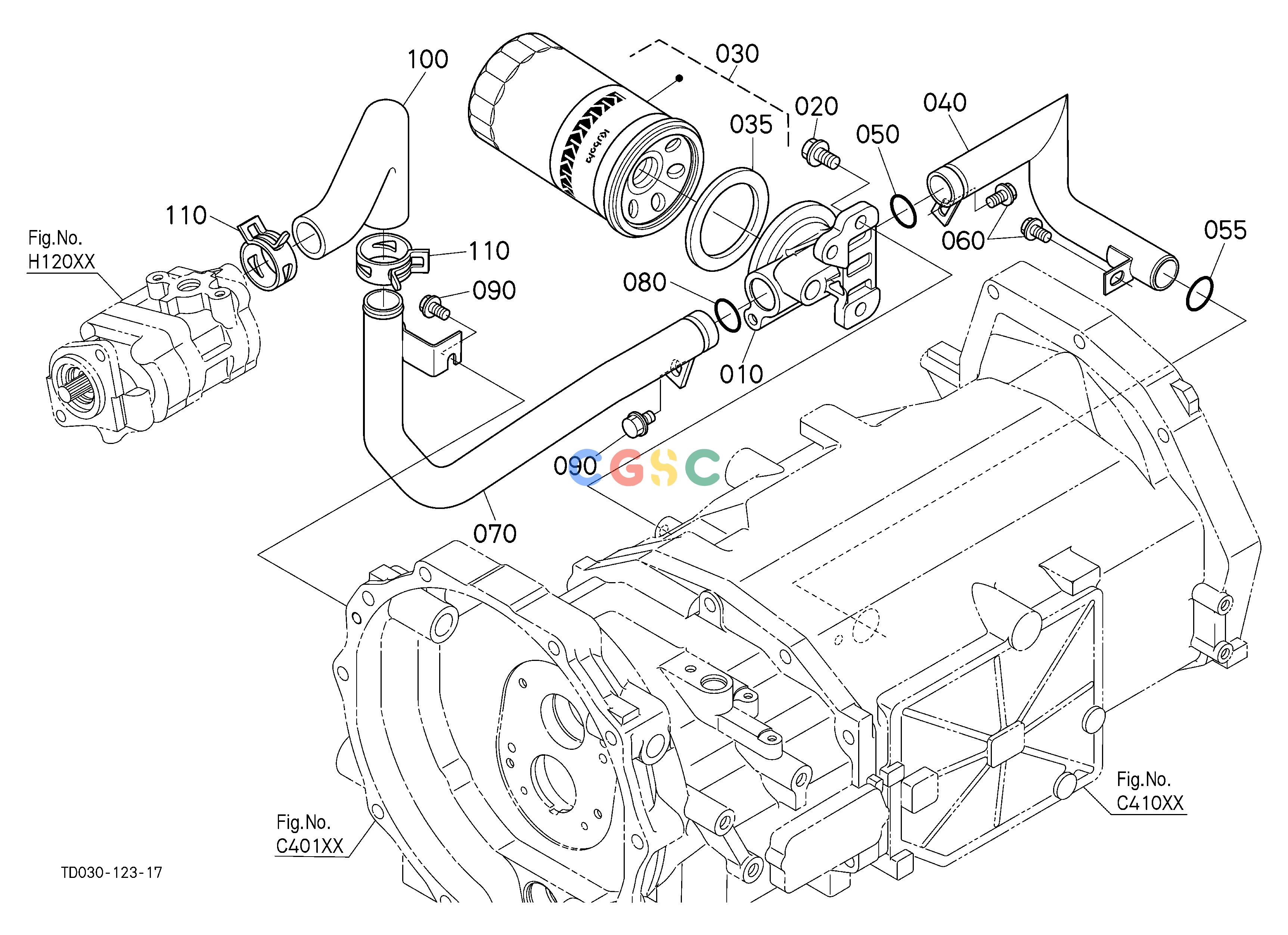 久保田零件查询H20501 HYDRAULIC OIL LINE (INLET) HYDRAULIC SYSTEMEPC Kubota online