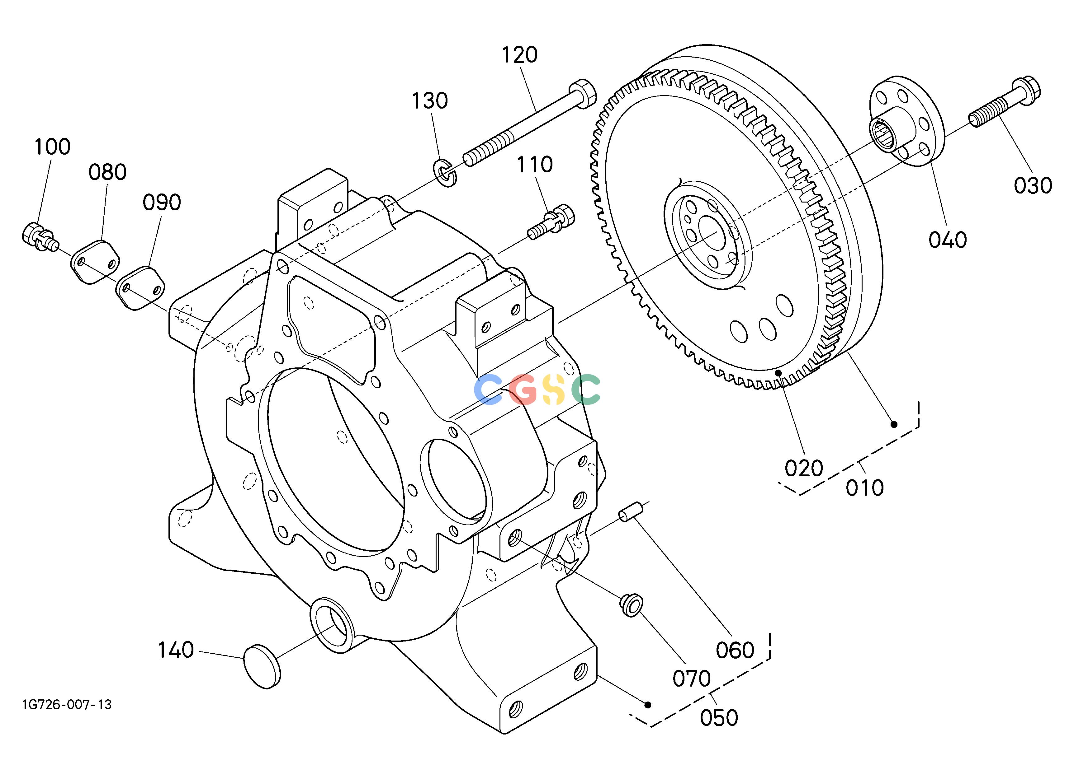 久保田零件查询010302 FLYWHEEL [D1703-M-E3-GST1] ## S.No.;A:>=8A0001 ENGINEEPC Kubota online