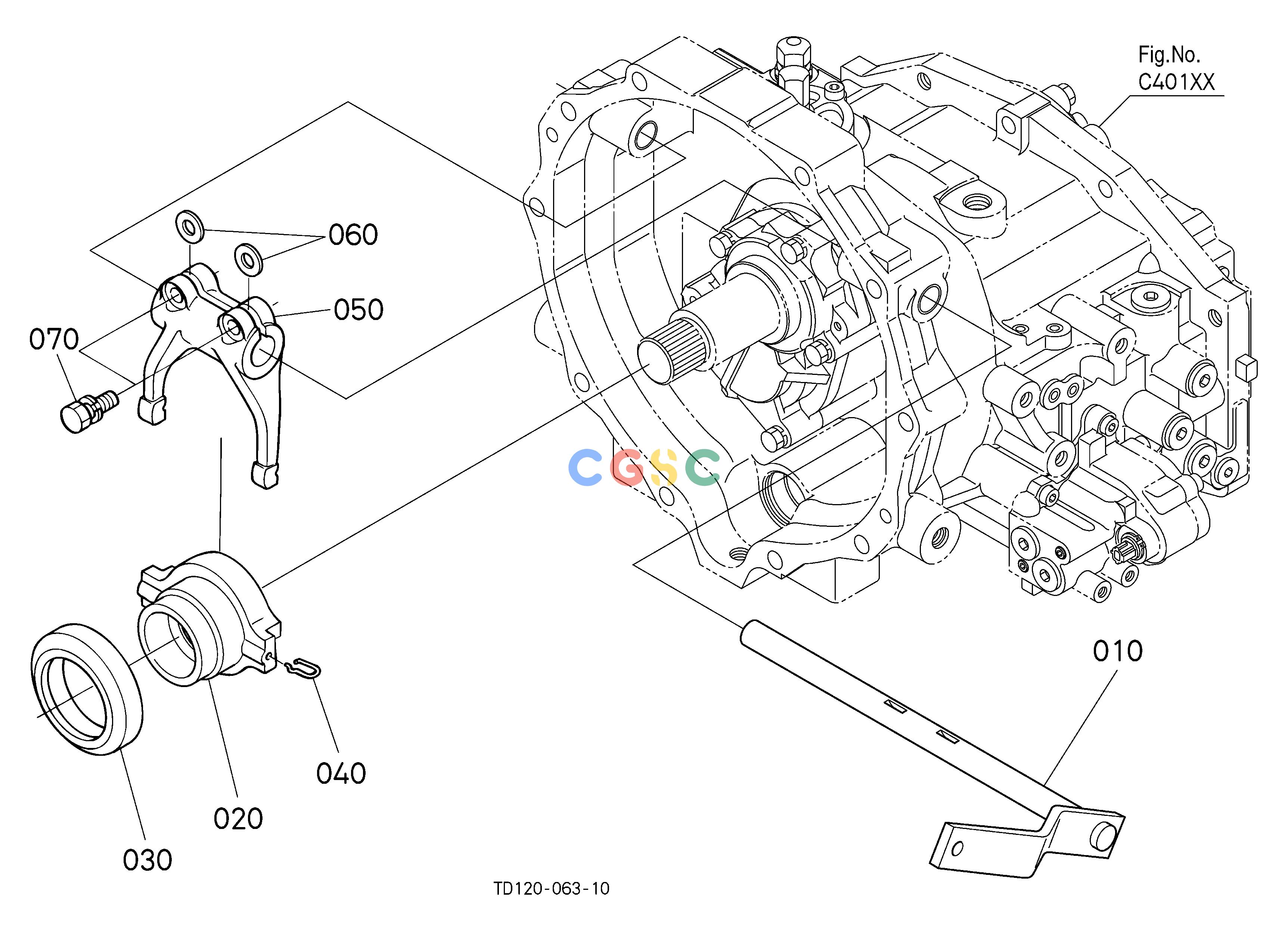 久保田零件查询C20102 CLUTCH LEVER CLUTCH/TRANSMISSIONEPC Kubota online
