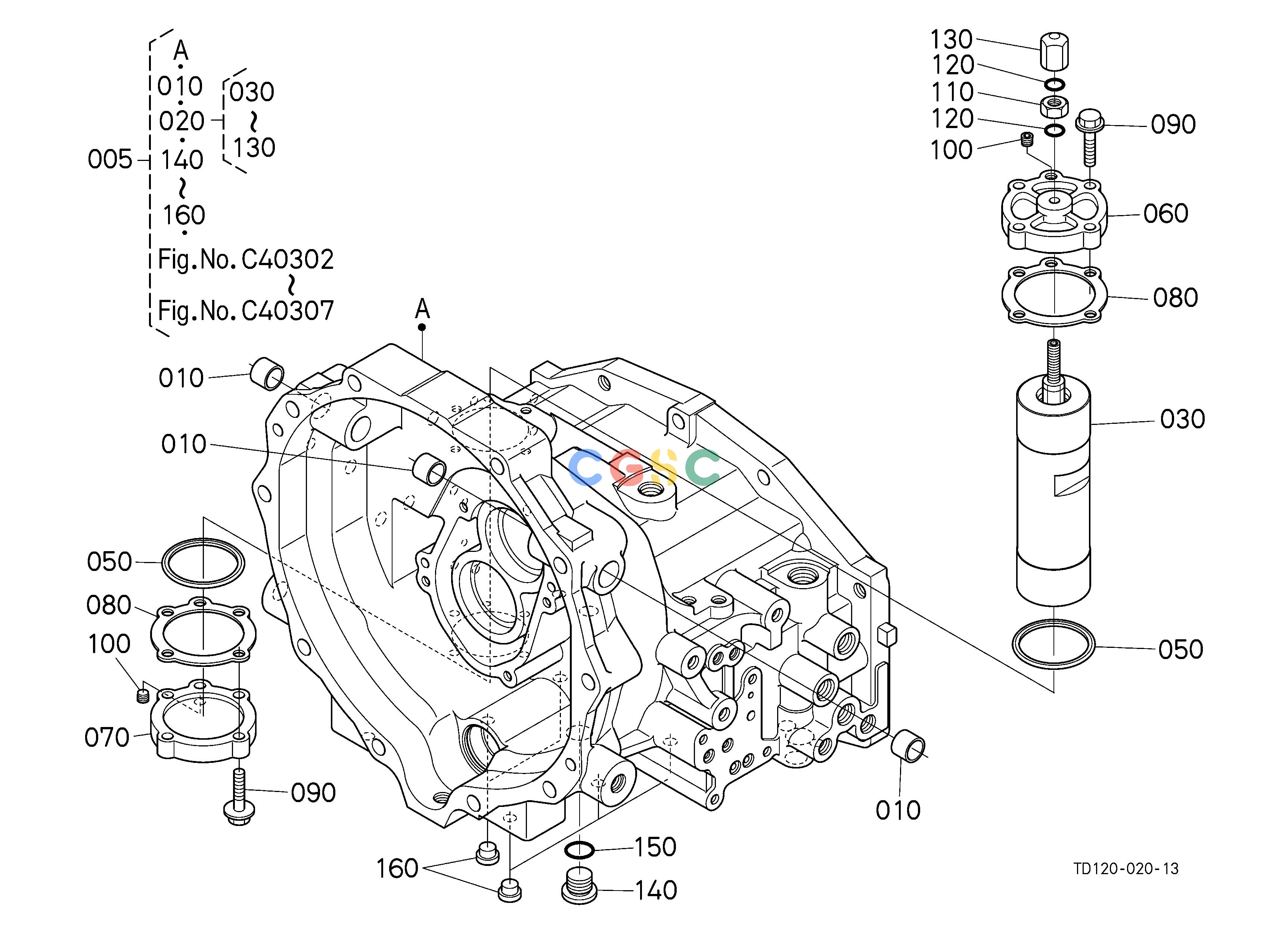 久保田零件查询C40301 HST (SERVO PISTON) [COMPONENT PARTS] CLUTCH/TRANSMISSIONEPC Kubota online