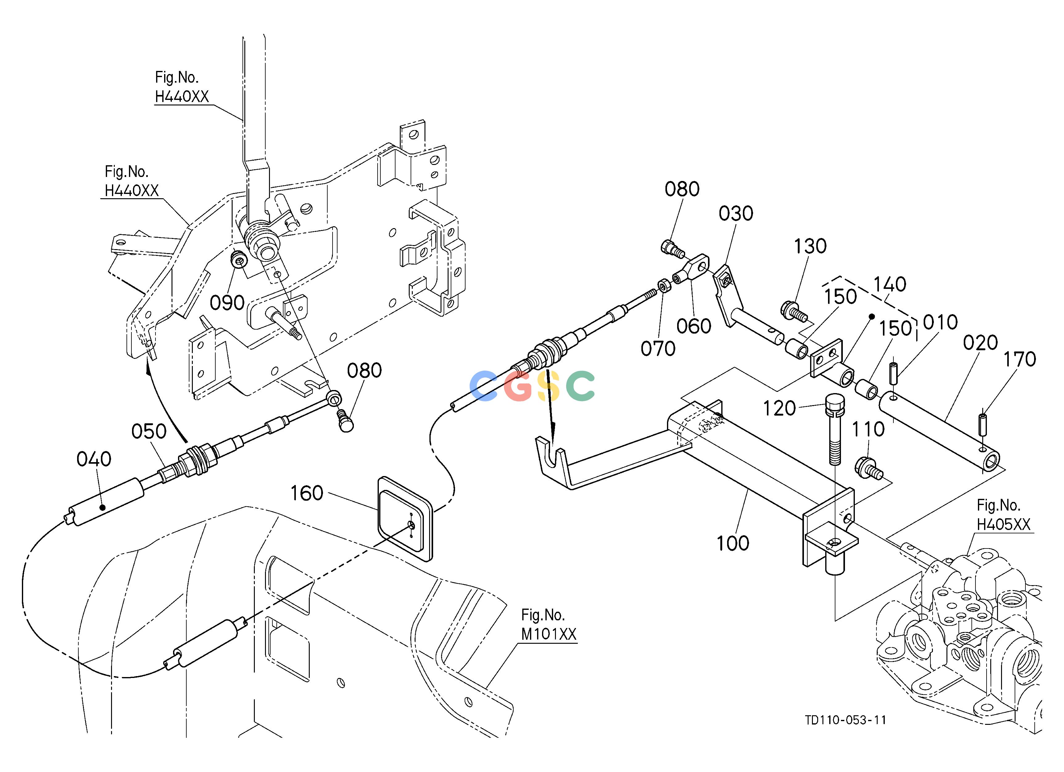 久保田零件查询H45000 POSITION CONTROL LINK HYDRAULIC SYSTEMEPC Kubota online