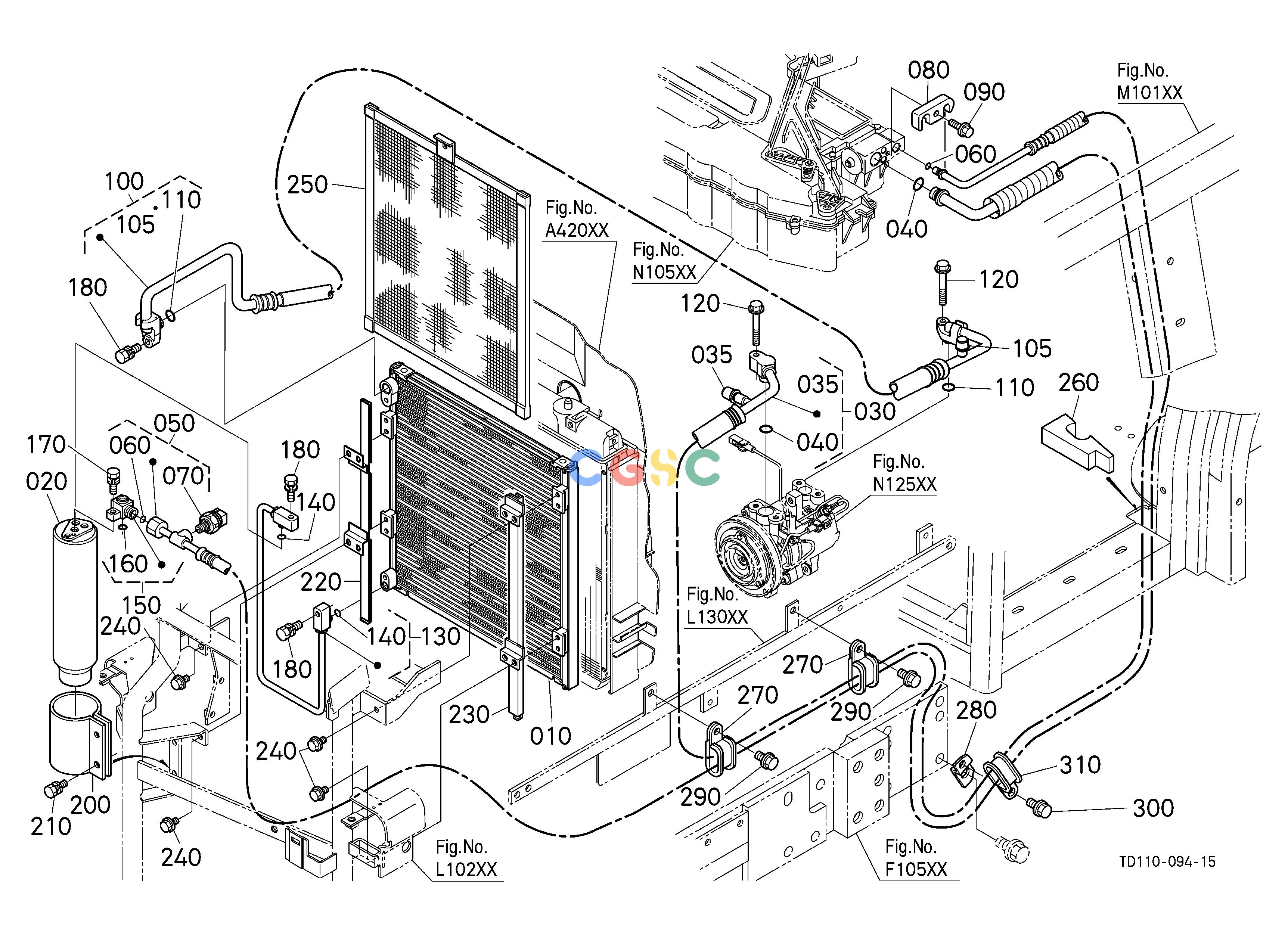 久保田零件查询N12002 CONDENSER [NEW] ## S.No.;A:>=52341,B:>=52341,C:>=51042,D:>=51042 AIR CONDITIONEREPC Kubota online