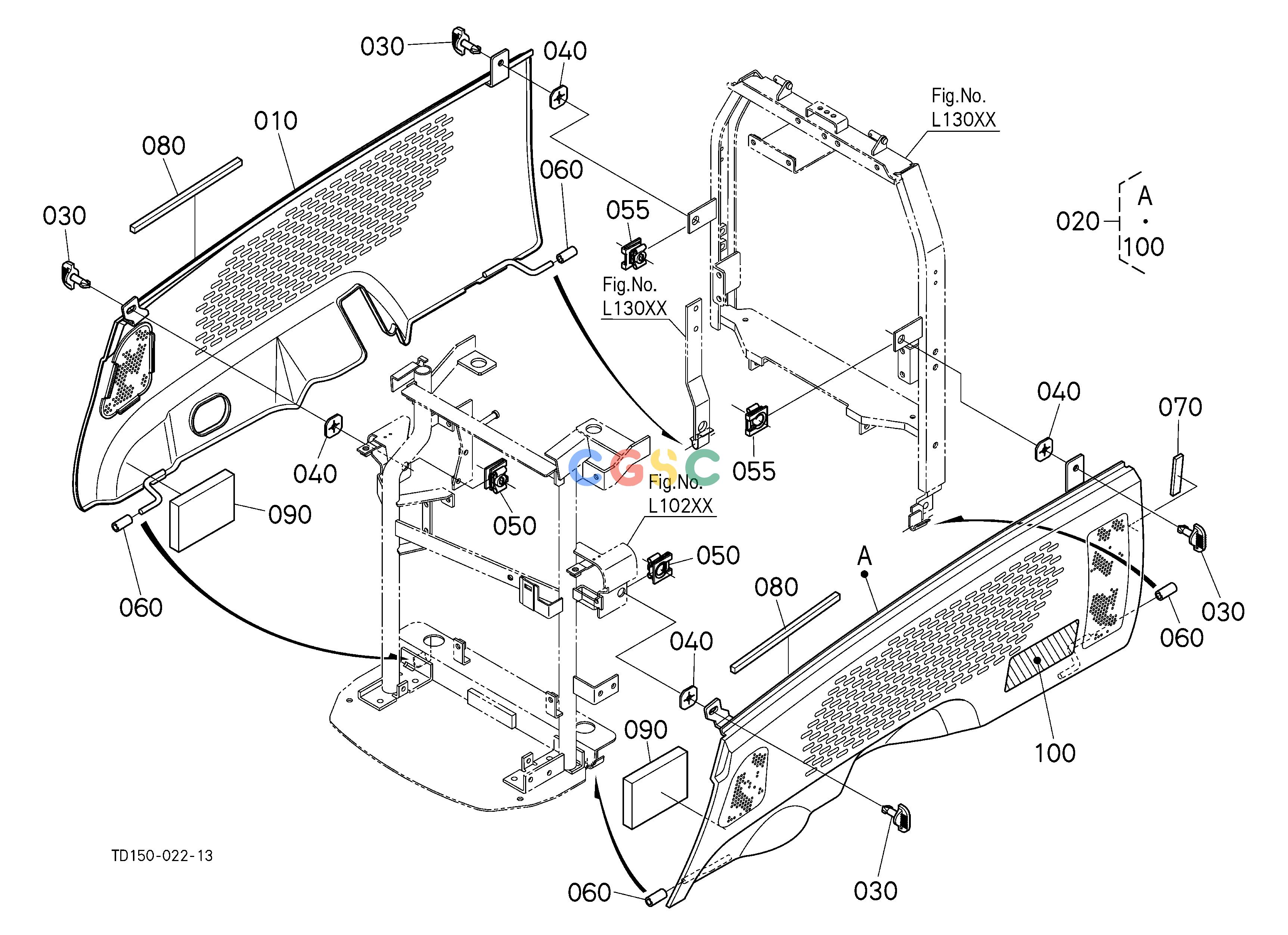 久保田零件查询L11502 SIDE COVER LOWER [A] [NEW] ## S.No.;A:>=60064,B:>=60058 HOOD/BONNETEPC Kubota online