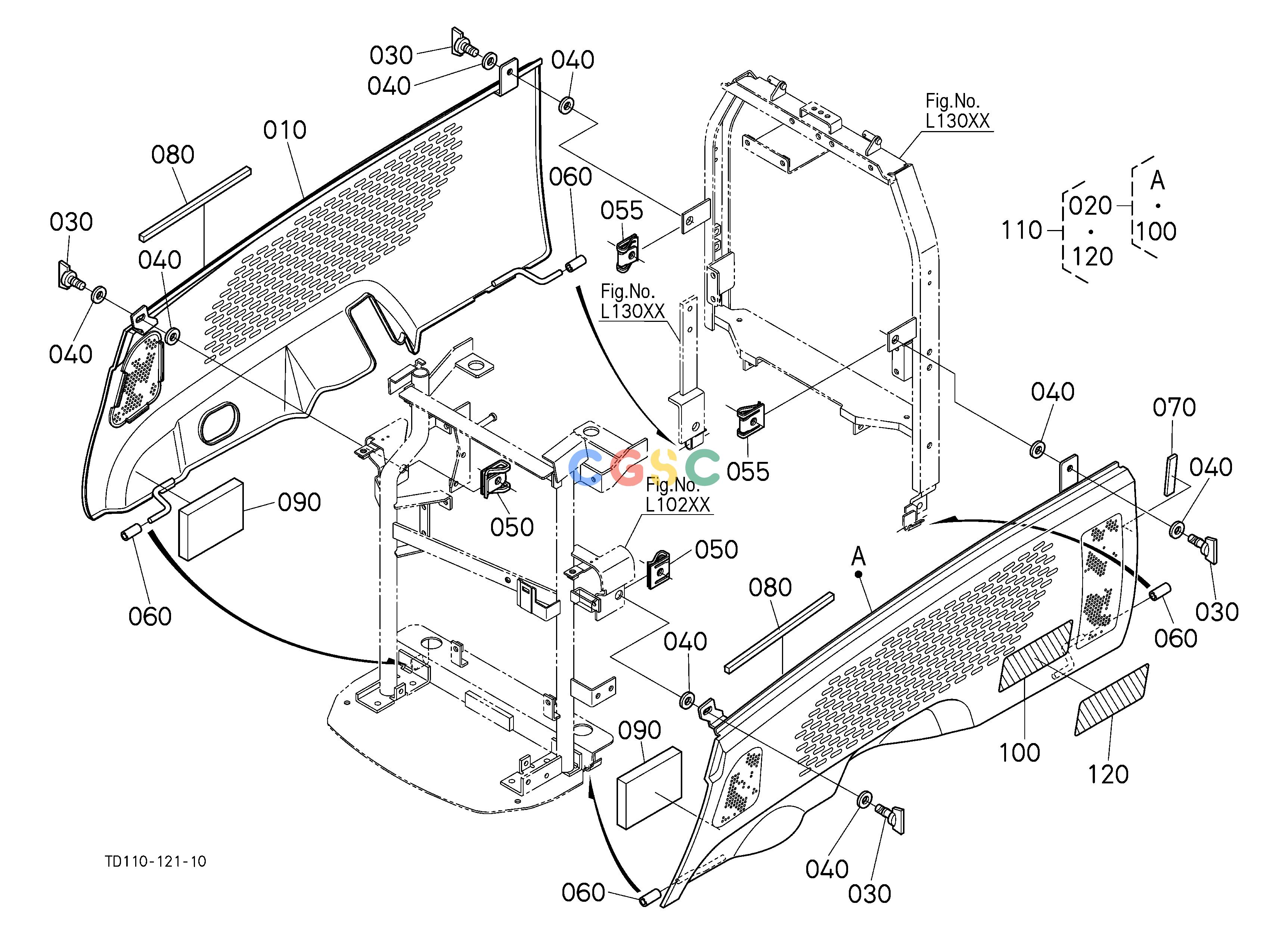 久保田零件查询L11503 SIDE COVER LOWER [CA] [OLD] ## S.No.;A:<=60063,B:<=60057 HOOD/BONNETEPC Kubota online
