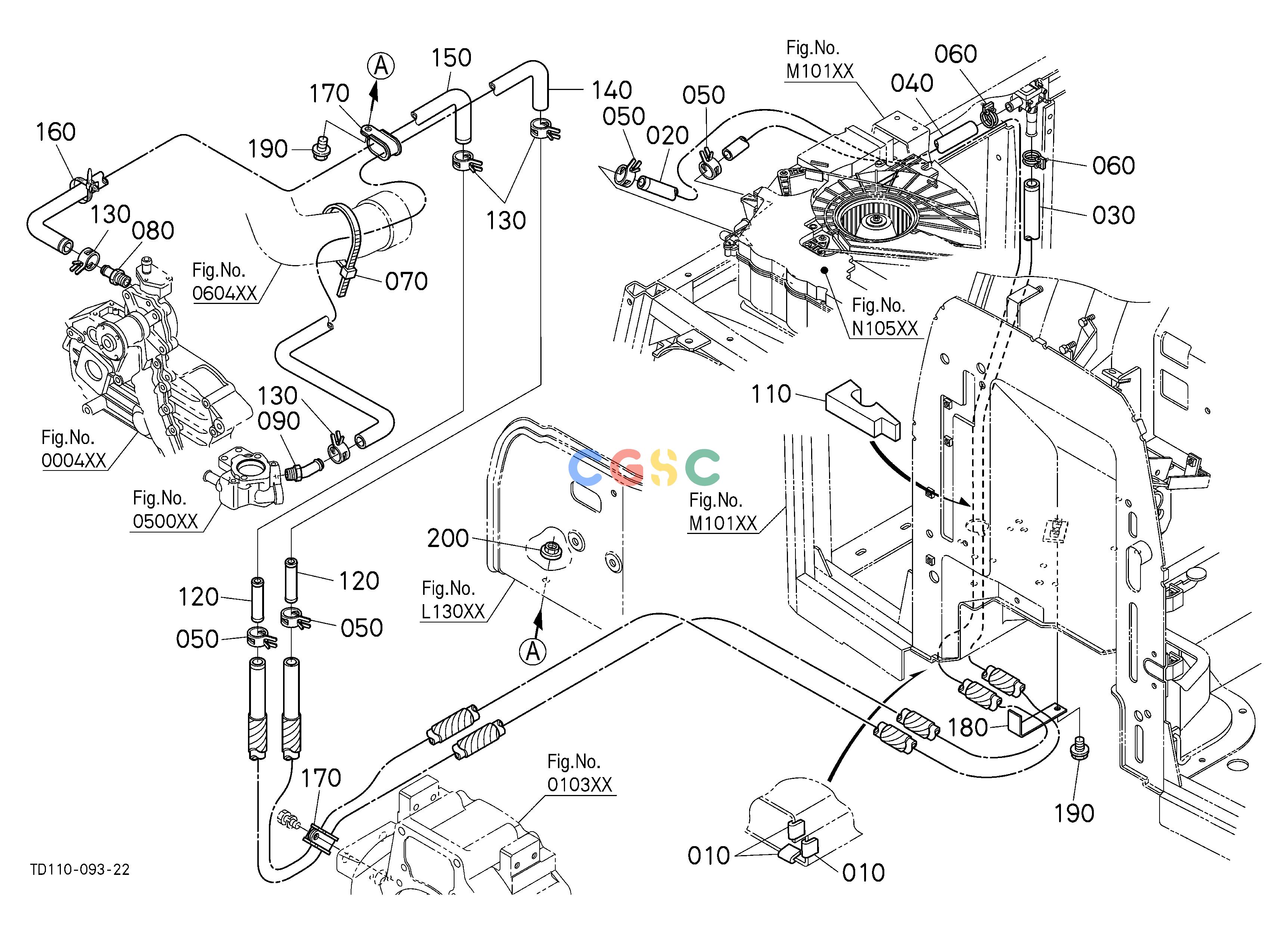 久保田零件查询N11501 HEATER HOSE [OLD] ## S.No.;A:<=51078,B:<=50953,C:<=50391 AIR CONDITIONEREPC Kubota online