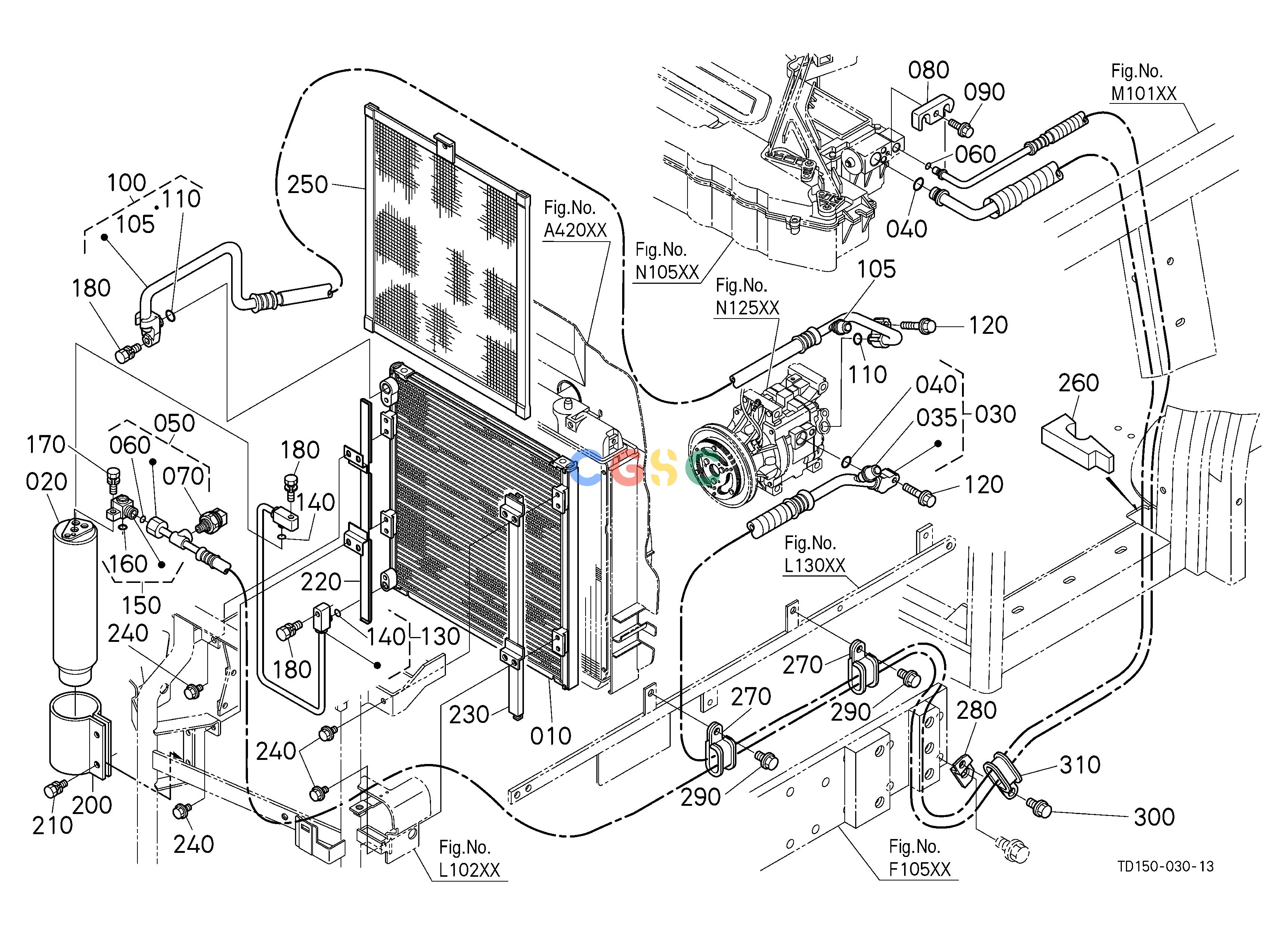 久保田零件查询N12001 CONDENSER [OLD] ## S.No.;A:<=51478,B:<=51468 AIR CONDITIONEREPC Kubota online