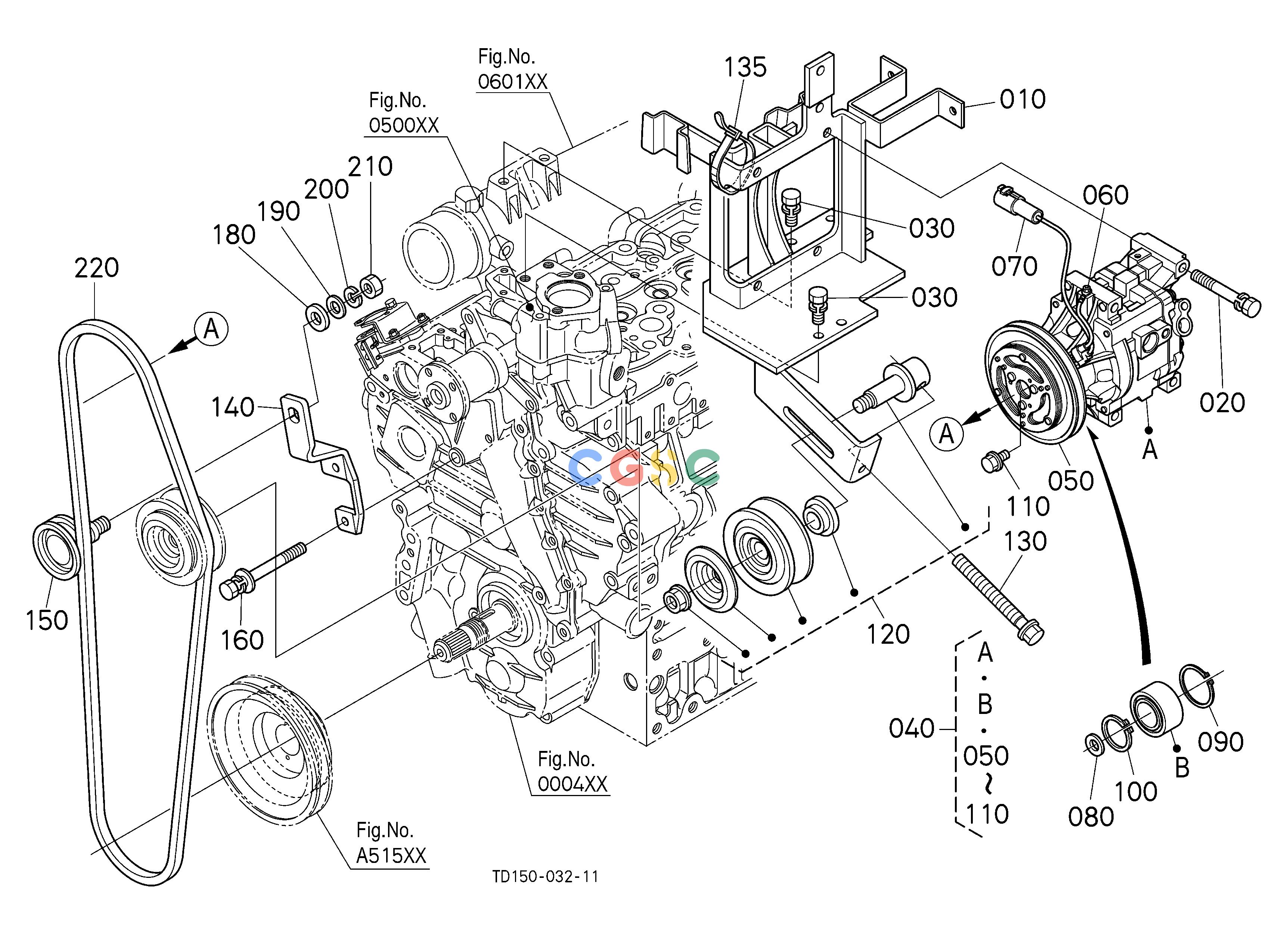 久保田零件查询N12501 COMPRESSOR [OLD] ## S.No.;A:<=60080,B:<=60101 AIR CONDITIONEREPC Kubota online