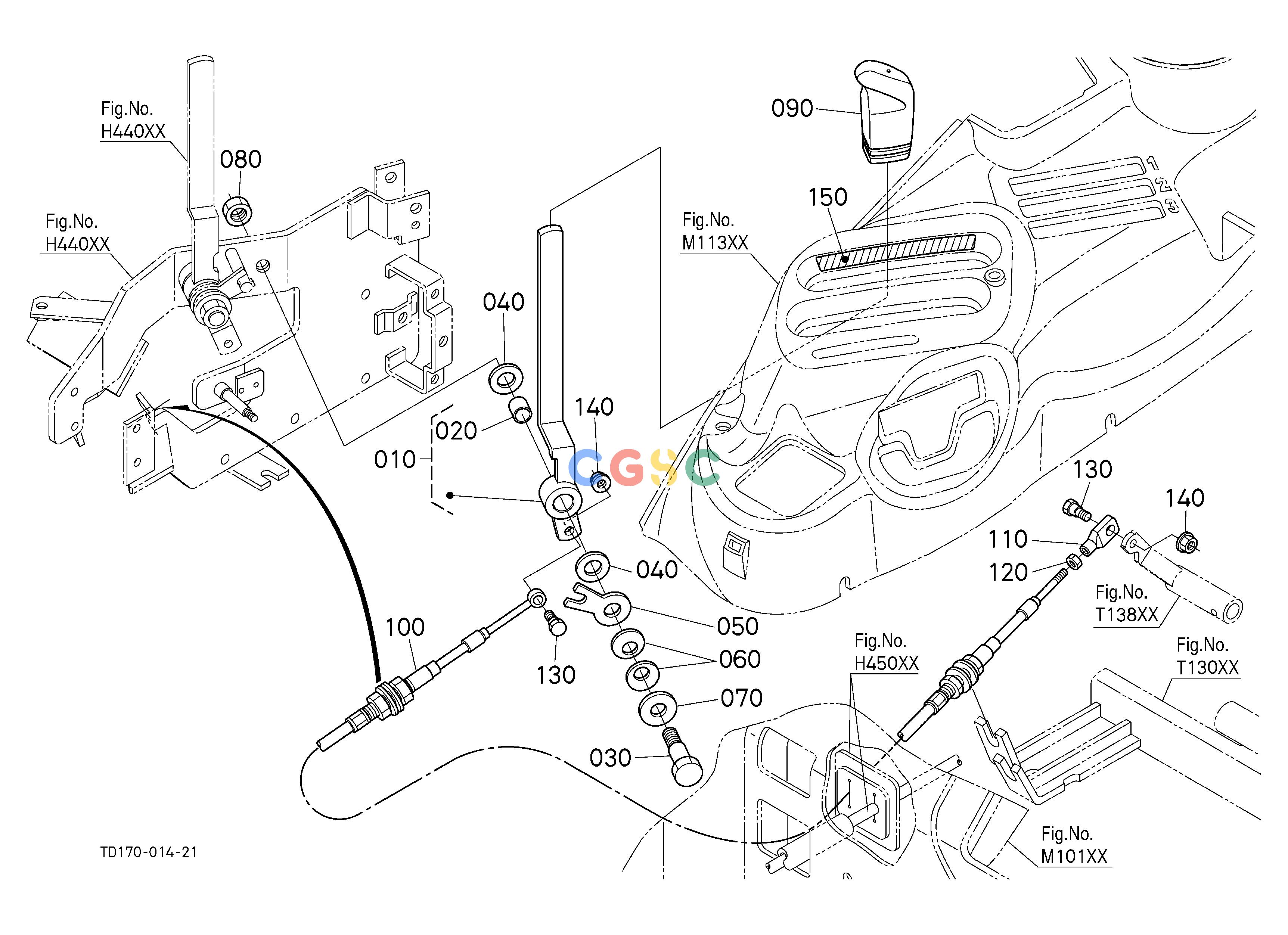 久保田零件查询T13502 DRAFT CONTROL LEVER (WITH DRAFT) (W/G No.L8319) [OPTION] OPTIONEPC Kubota online