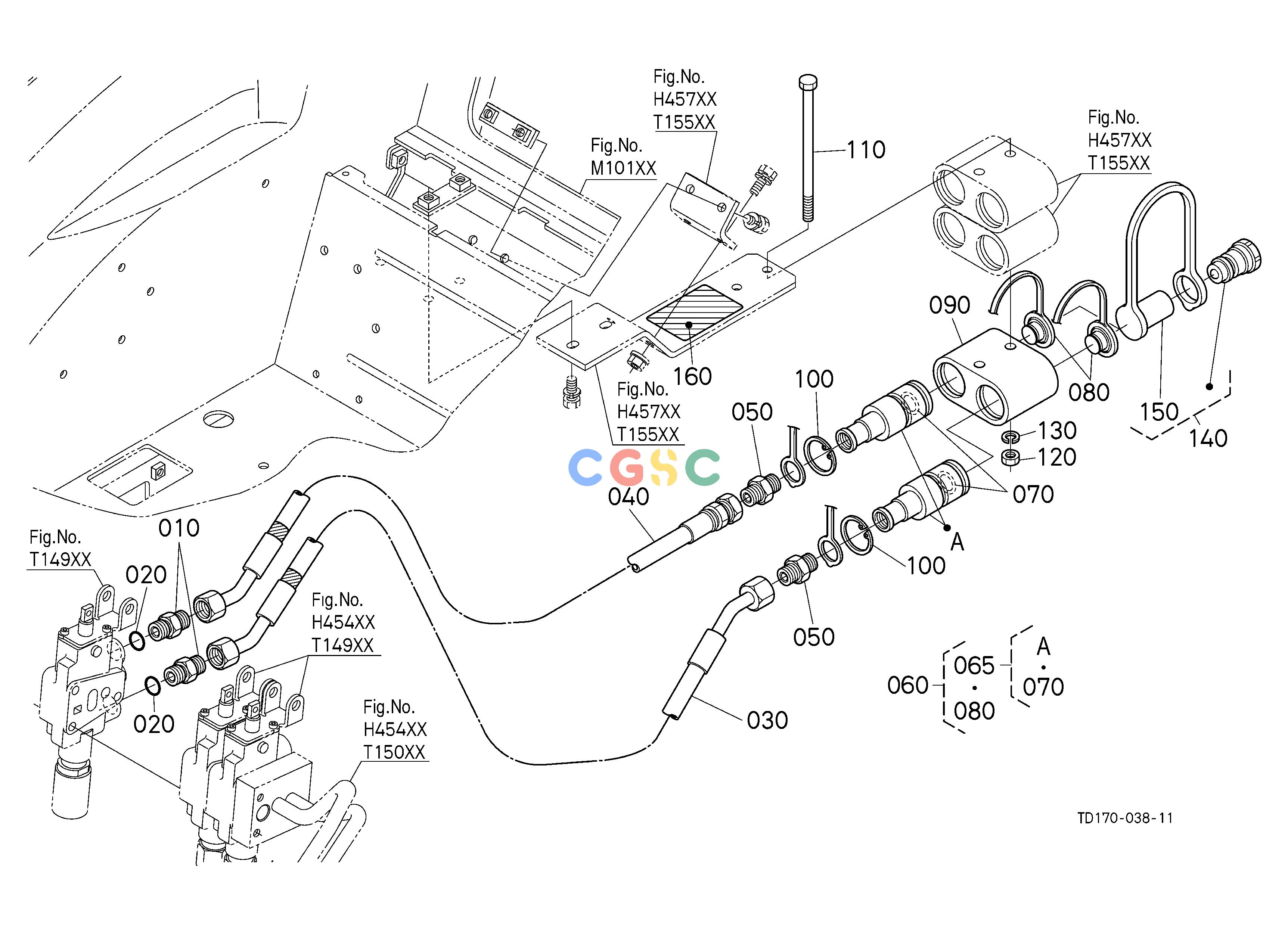 久保田零件查询T15506 AUXILIARY CONTROL VALVE COUPLER(3RD) (W/G No.L8348) [OPTION] OPTIONEPC Kubota online