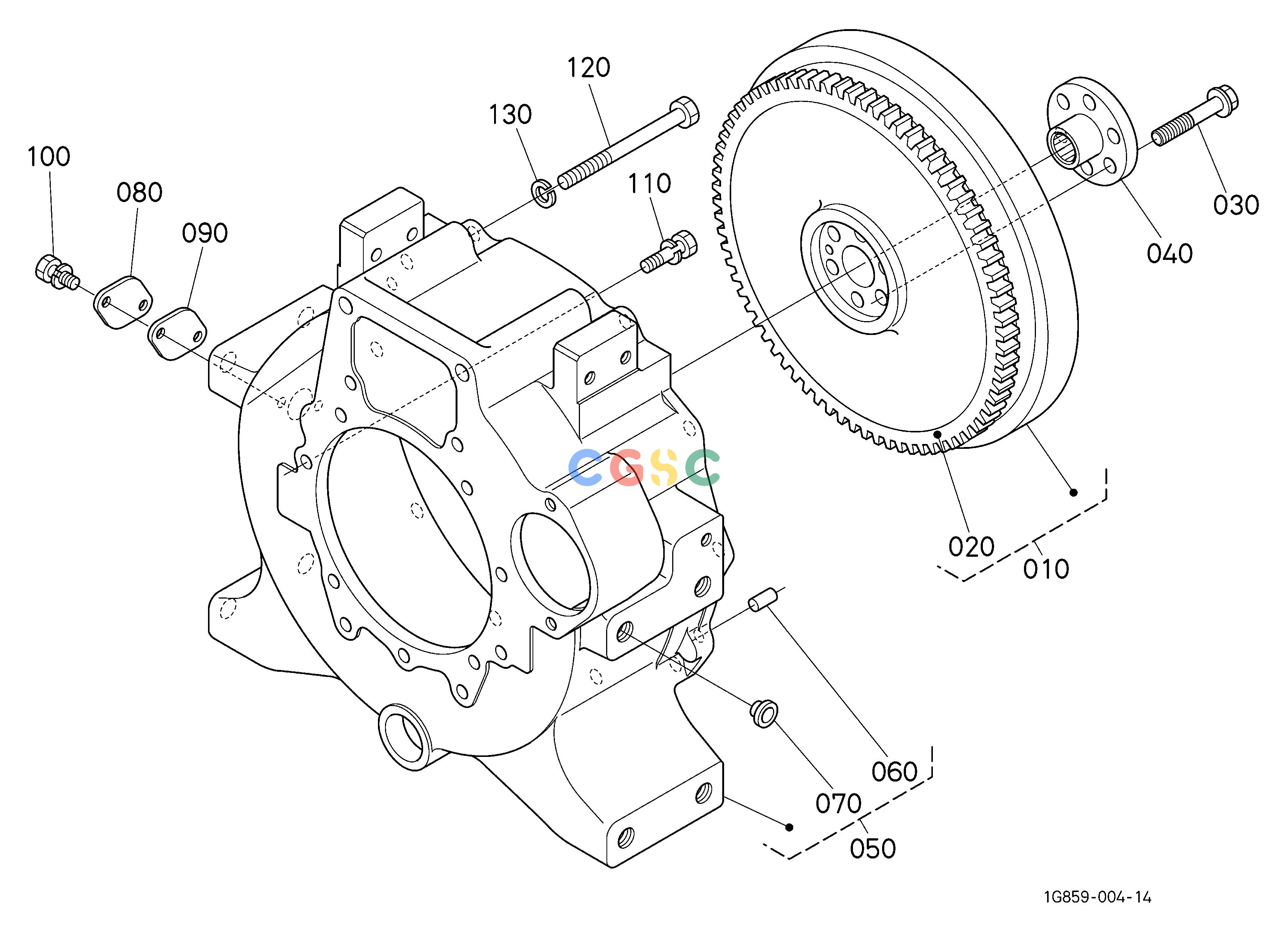 久保田零件查询010301 FLYWHEEL [EXCEPT HST TYPE] ENGINEEPC Kubota online