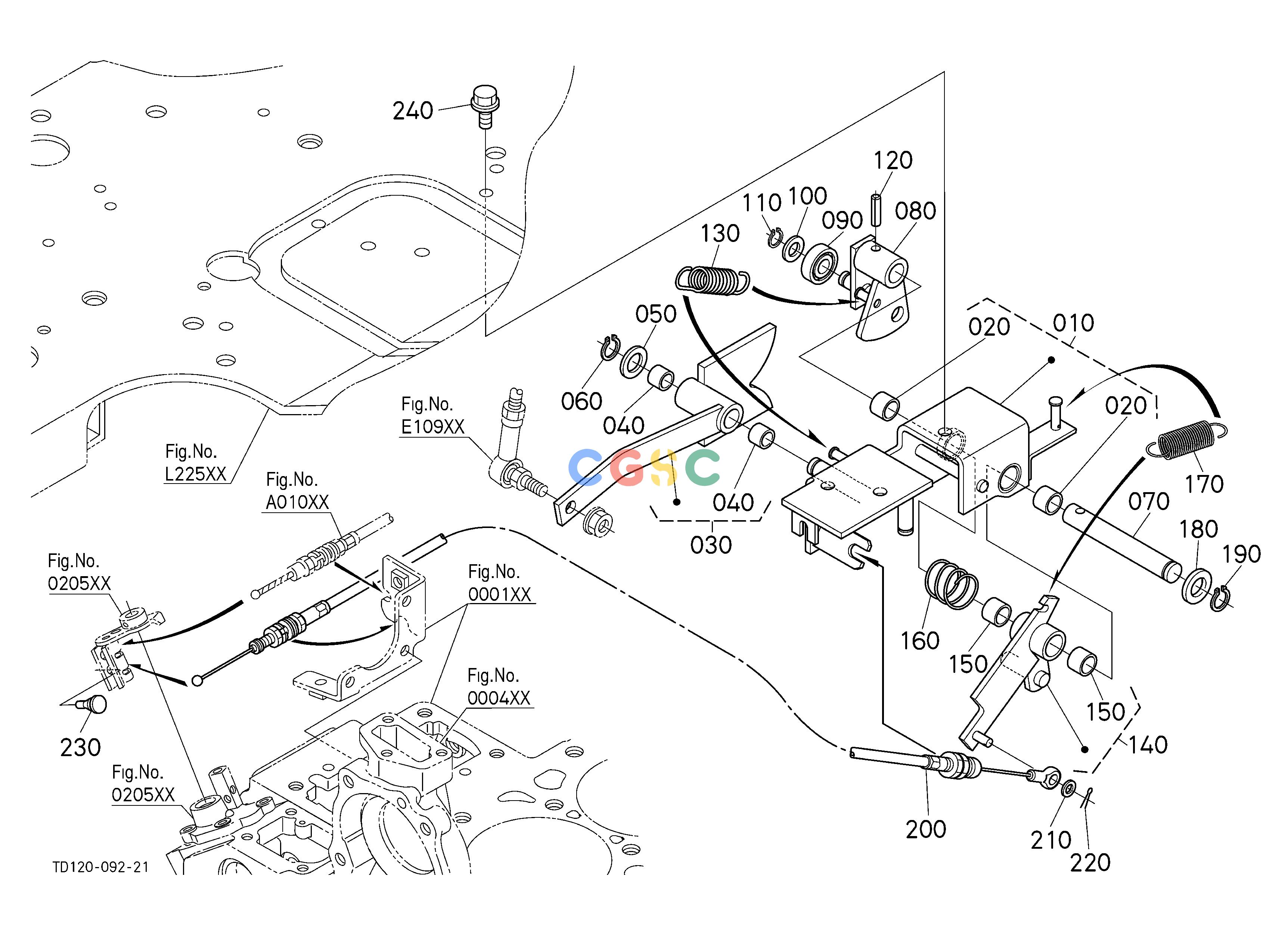 久保田零件查询A05500 AUTO THROTTLE CAM [HST TYPE] ENGINEEPC Kubota online