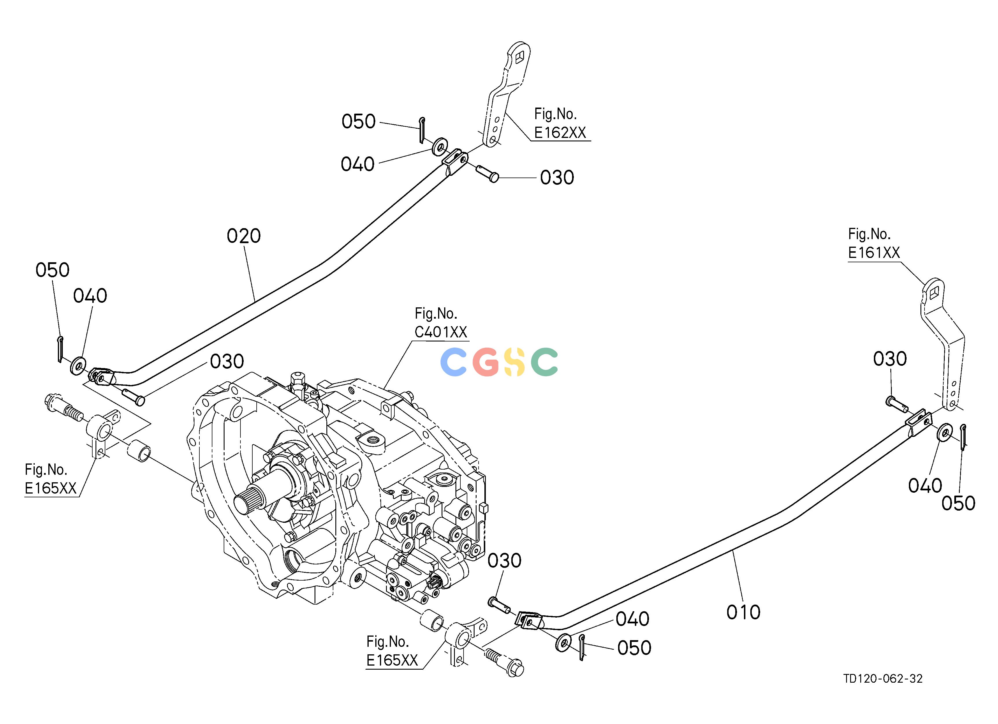 久保田零件查询E17002 BRAKE ROD 2 (BRAKE CAM) [HST TYPE] REAR AXLE/BRAKEEPC Kubota online