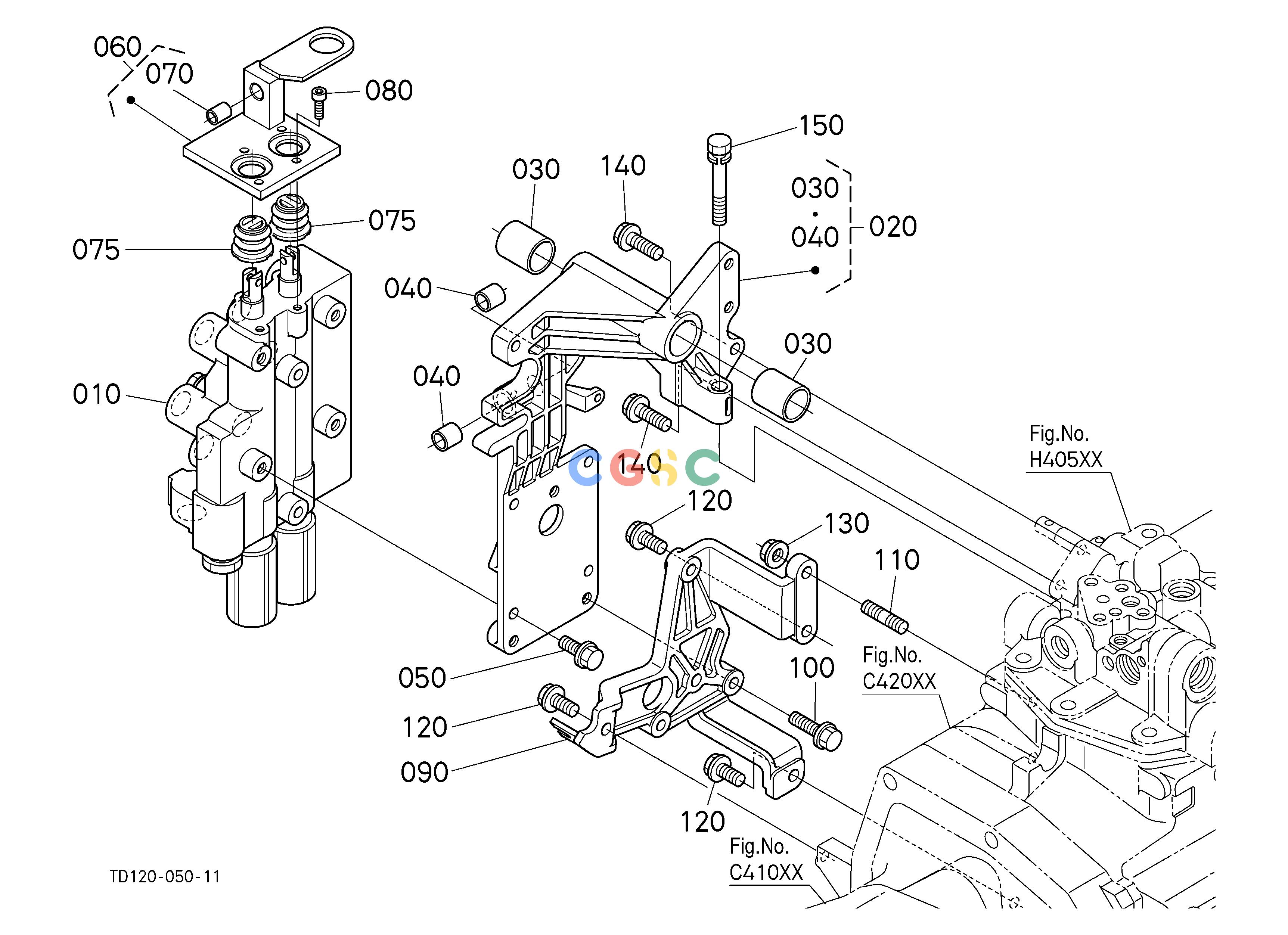 久保田零件查询H28001 LOADER VALVE HYDRAULIC SYSTEMEPC Kubota online