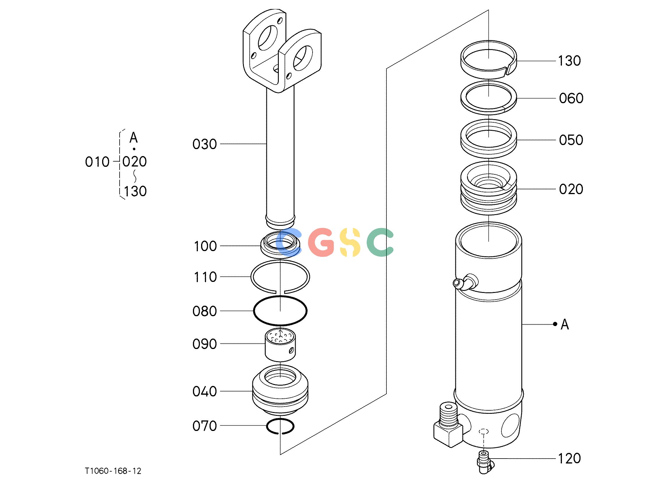 久保田零件查询H43701 3P CYLINDER [COMPONENT PARTS] [OLD] ## S.No.;A:<=51244,B:<=51226,C:<=50452 HYDRAULIC SYSTEMEPC Kubota online