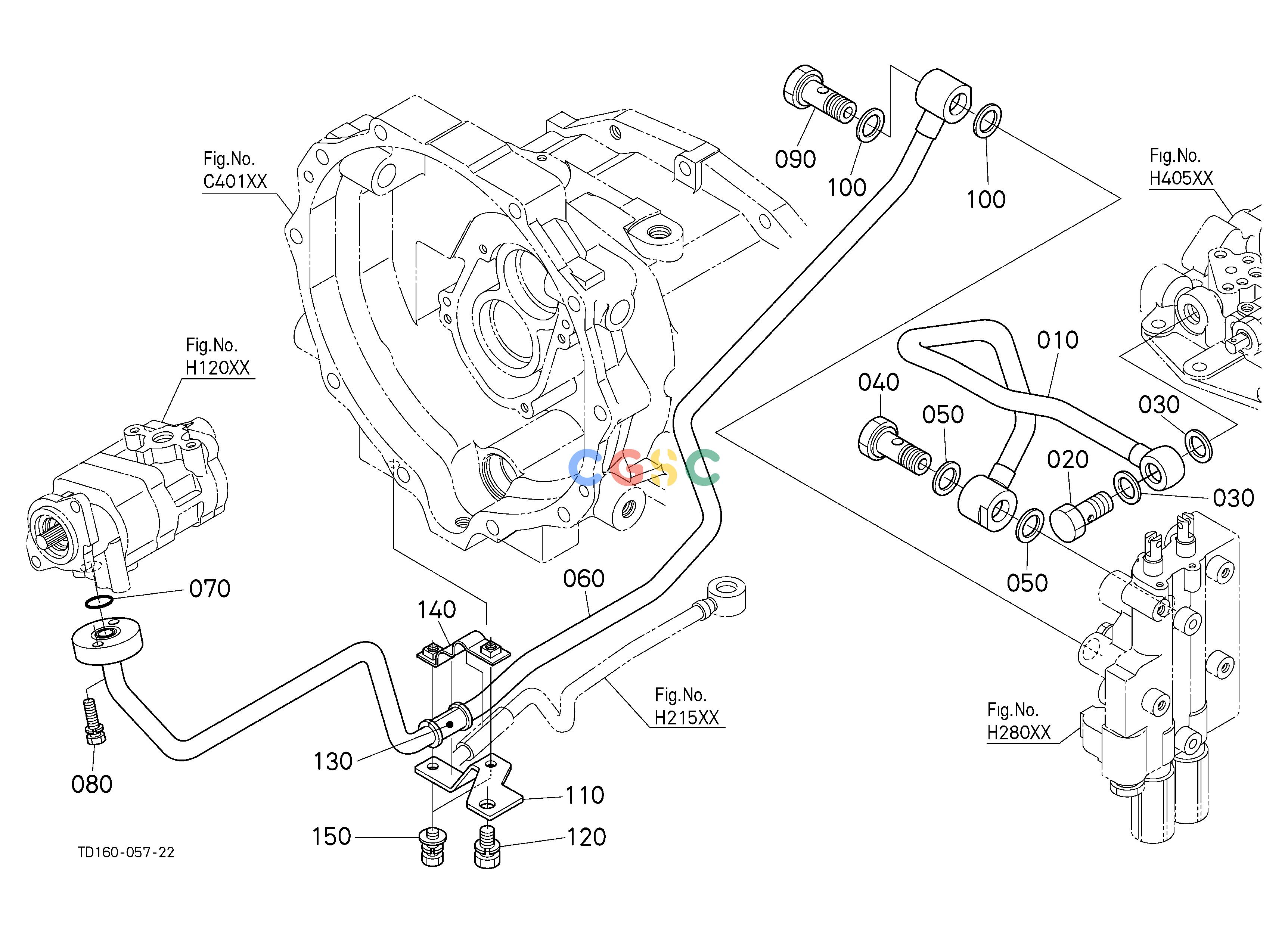久保田零件查询H21004 HYDRAULIC OIL LINE (DELIVERY) [HST TYPE] HYDRAULIC SYSTEMEPC Kubota online