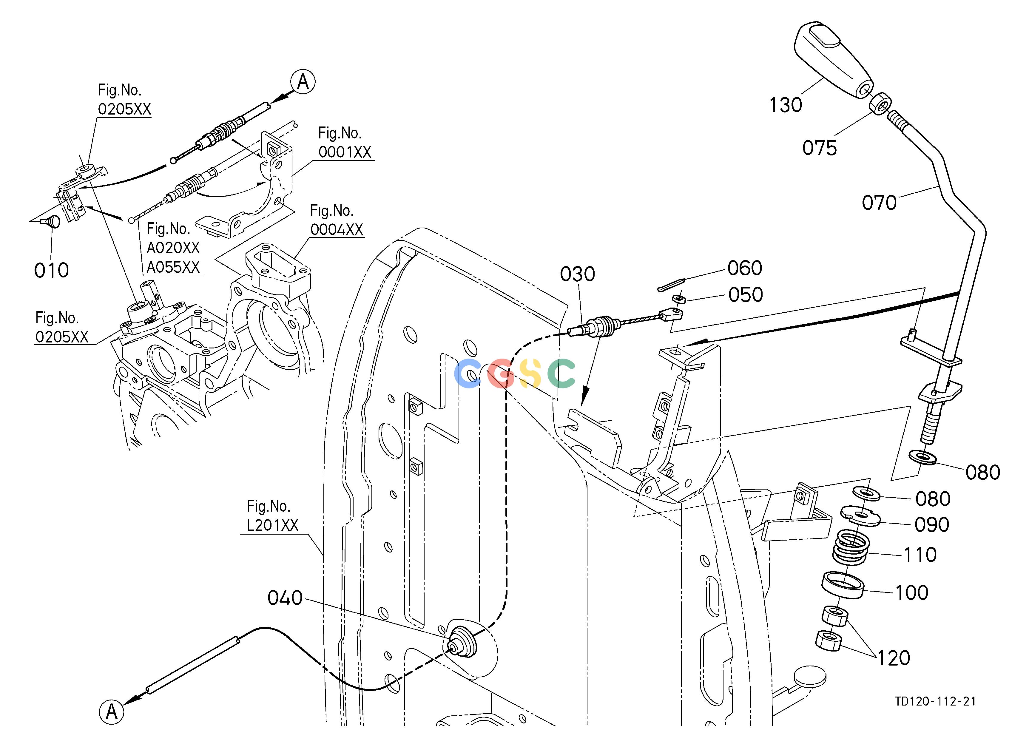 久保田零件查询A01002 ACCELERATOR LEVER ENGINEEPC Kubota online