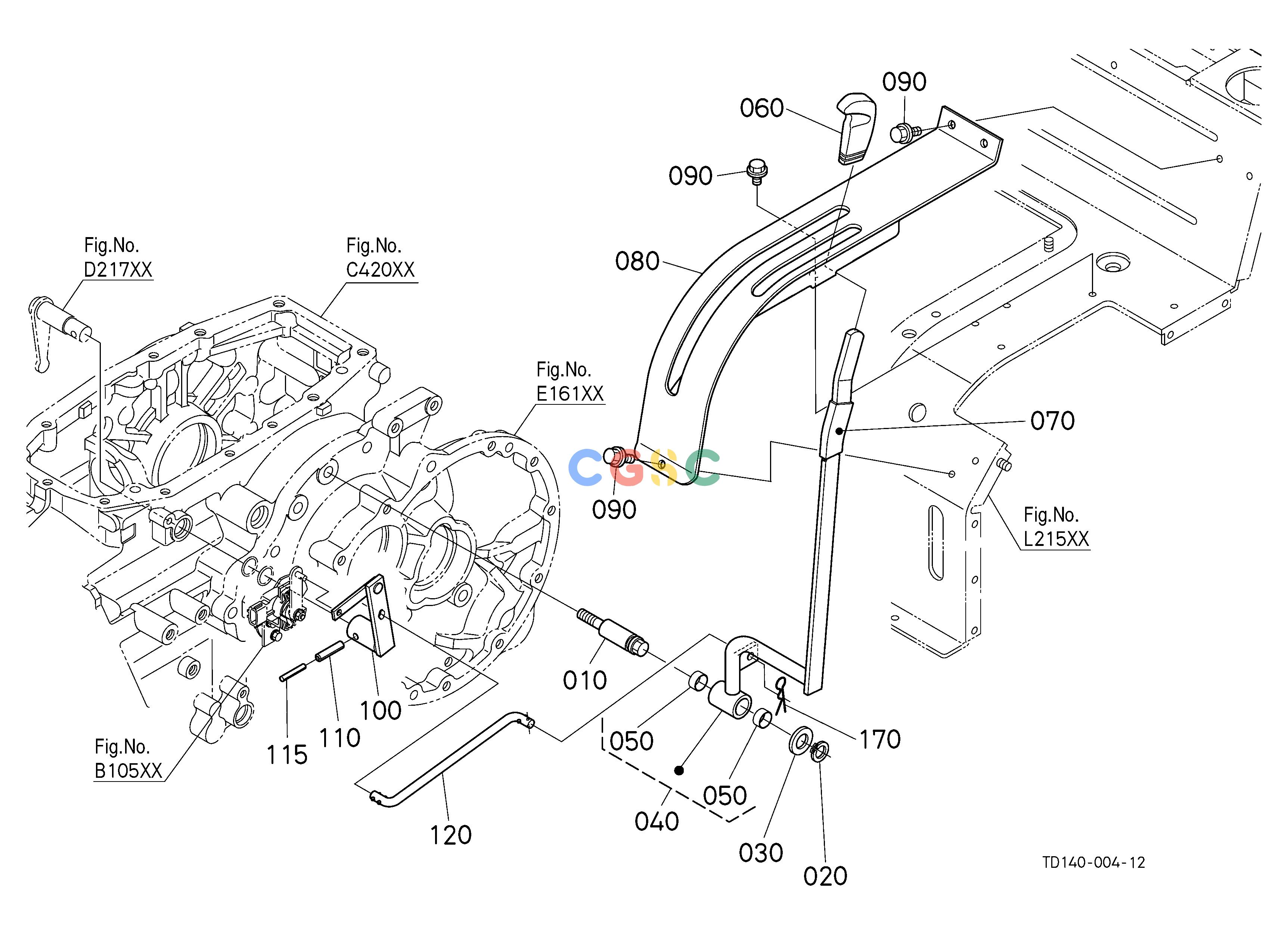 久保田零件查询E11003 RANGE GEAR SHIFT LEVER [HST TYPE] SPEED CHANGE SHIFT FORK /SHIFT LEVEREPC Kubota online