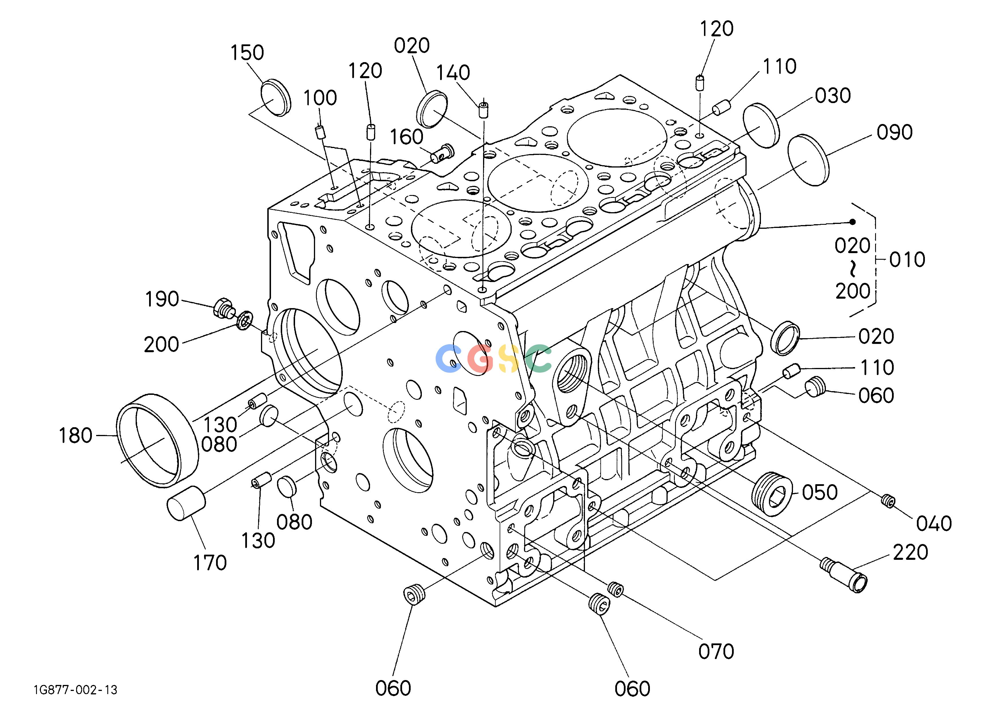 久保田零件查询000102 CRANKCASE ## S.No.>=9S0001 S.No.;>=9S0001 ENGINEEPC Kubota online