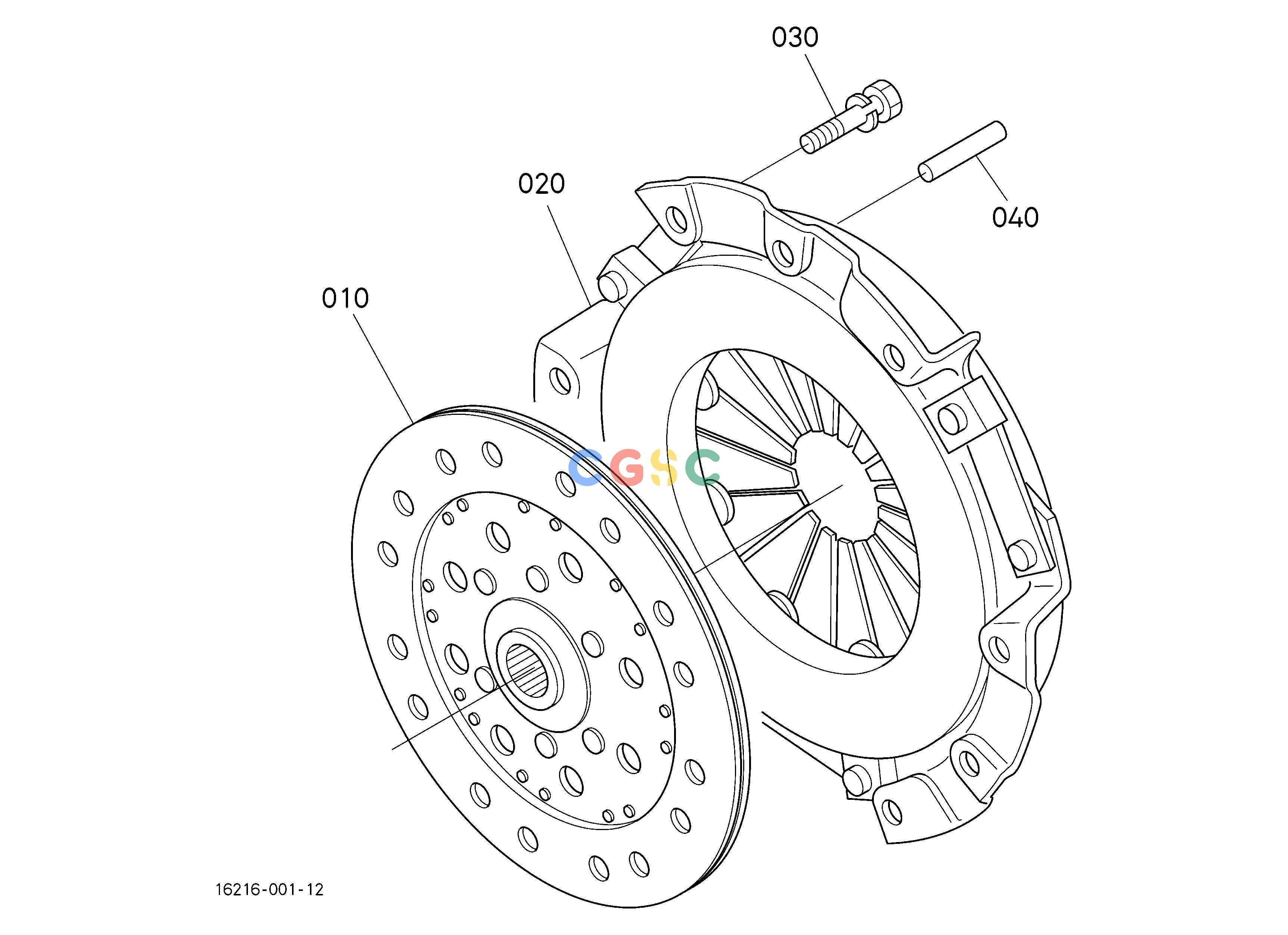 久保田零件查询010400 CLUTCH ENGINEEPC Kubota online