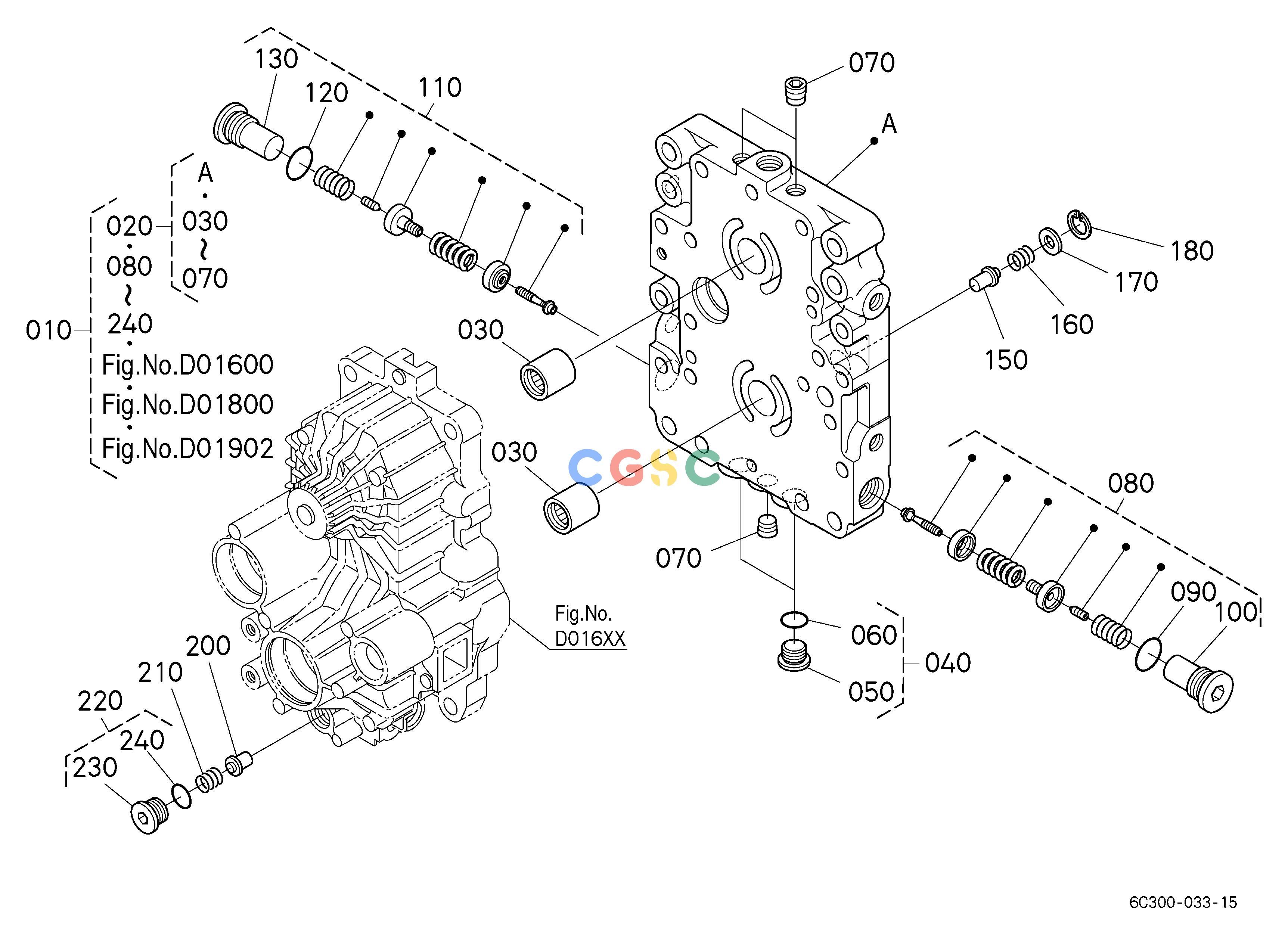 久保田零件查询D01700 HST 2 (PORT BLOCK COVER) [COMPONENT PARTS] TRANSMISSIONEPC Kubota online