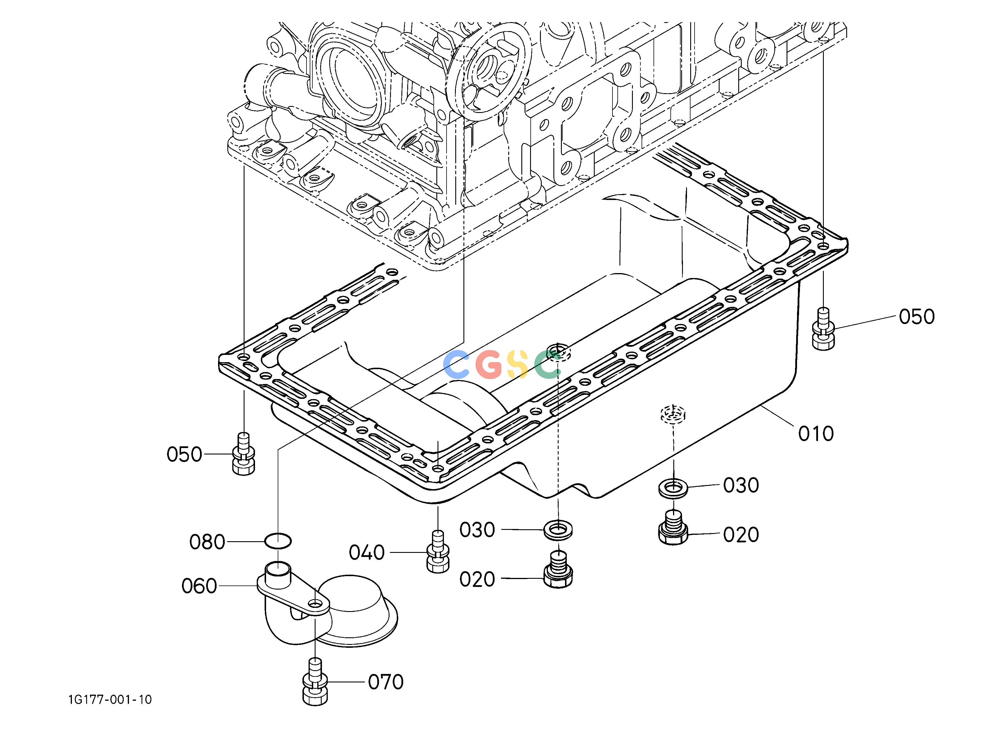 久保田零件查询100200 OIL PAN ENGINEEPC Kubota online