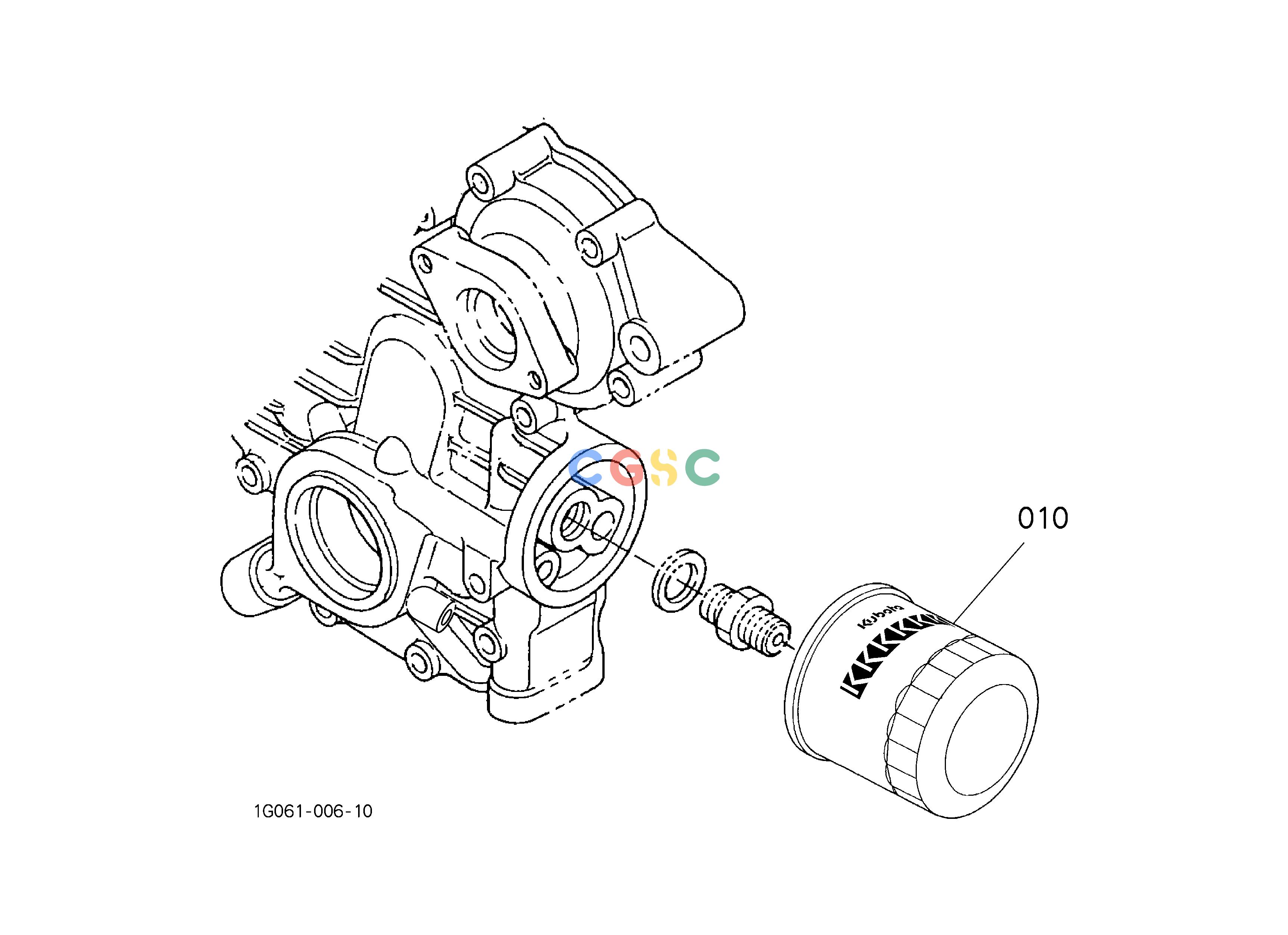 久保田零件查询100600 OIL FILTER ENGINEEPC Kubota online