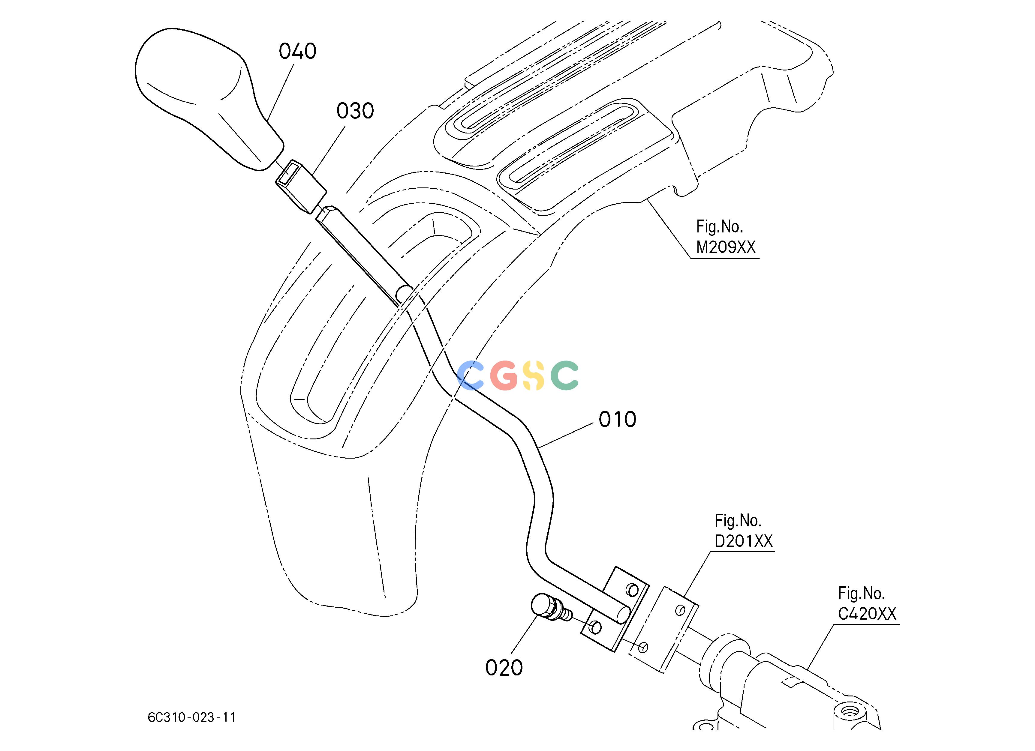 久保田零件查询F10100 MAIN GEAR SHIFT LEVER SPEED CHANGEEPC Kubota online