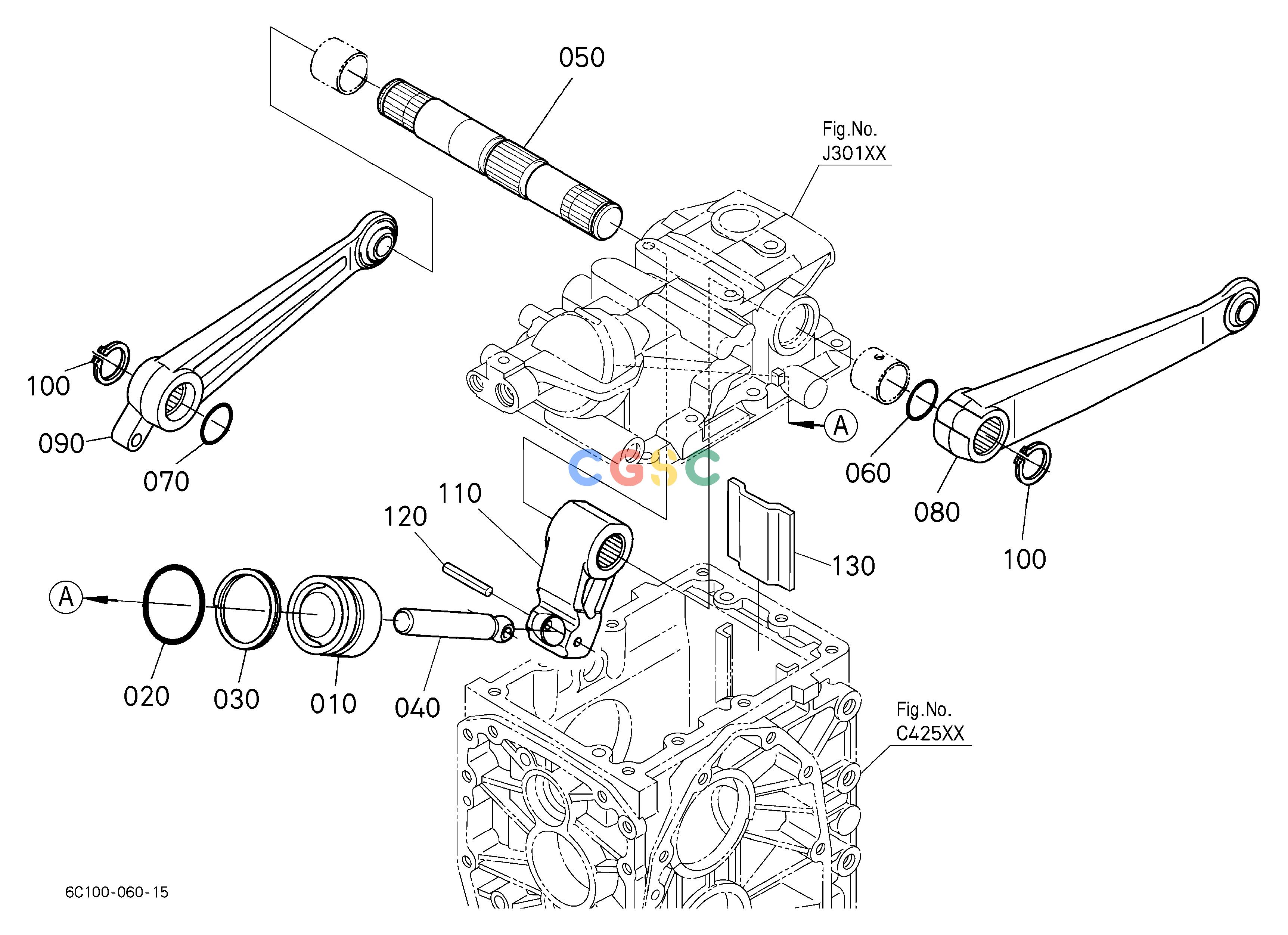 久保田零件查询J31000 HYDRAULIC PISTON/LIFT ARM HYDRAULIC SYSTEMEPC Kubota online