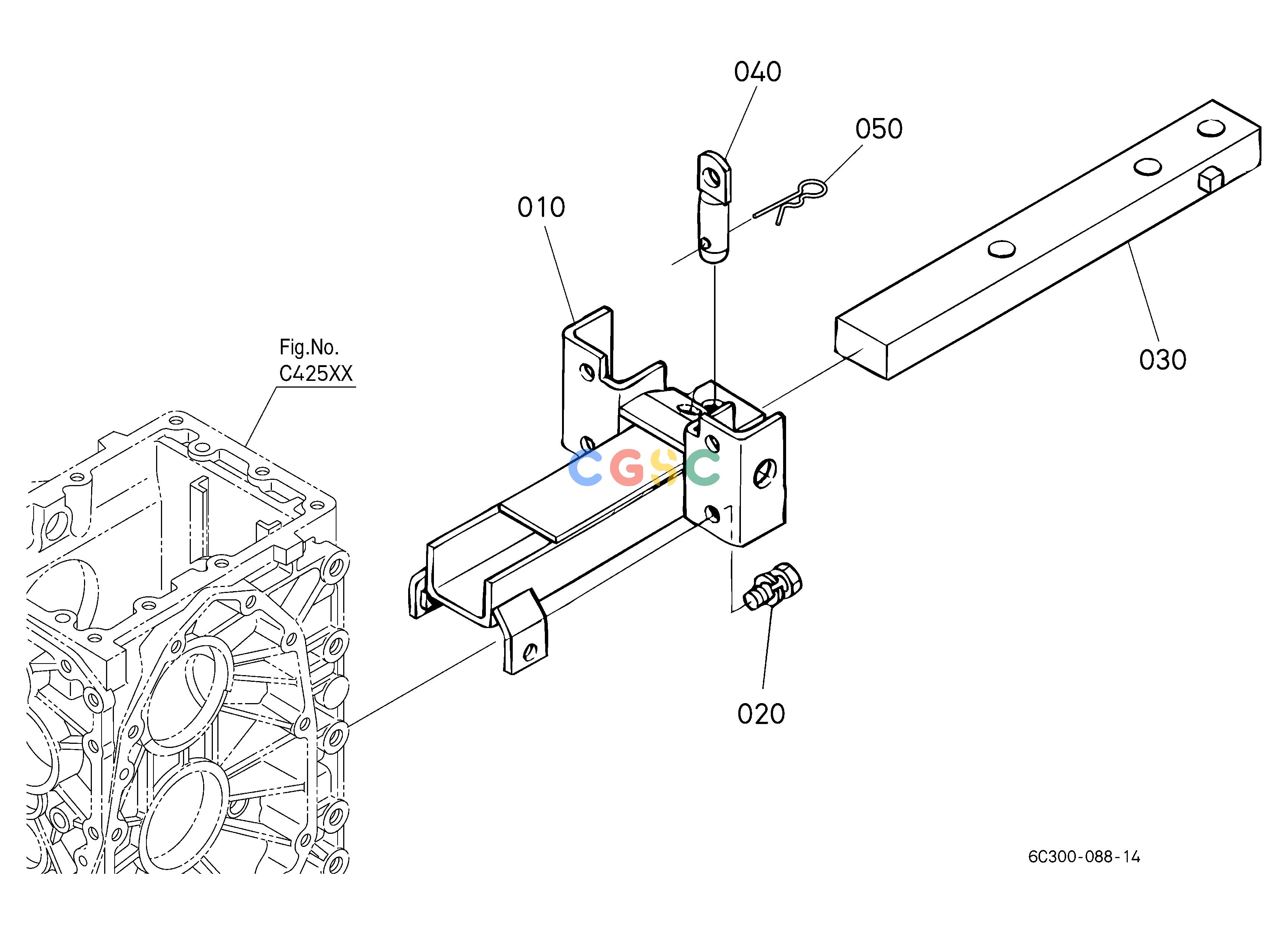 久保田零件查询L11700 HITCH/DRAWBAR TOP LINK/TOP LINK BRACKET/PTO PROTECTOREPC Kubota online