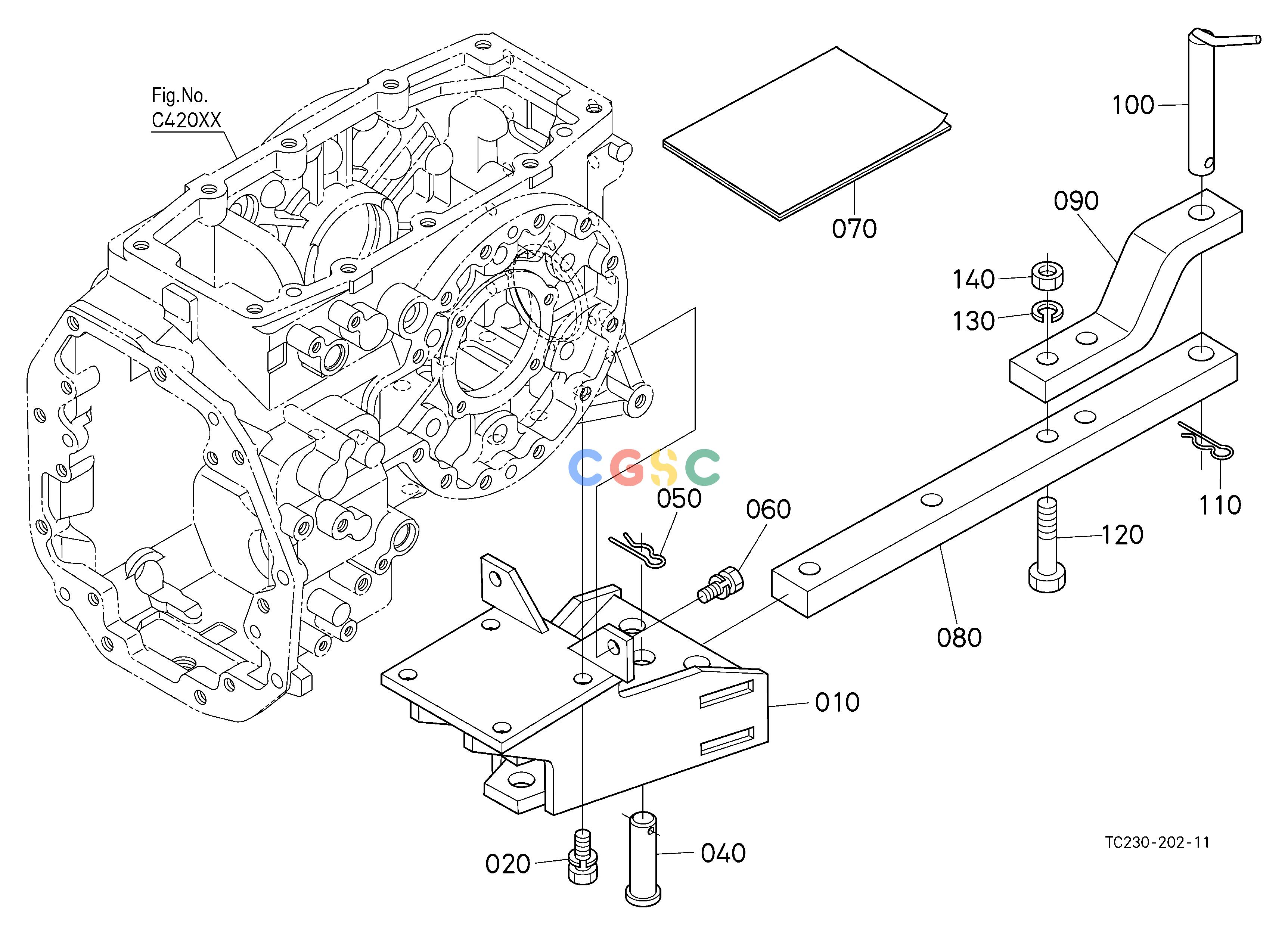 久保田零件查询V73100 SWINGING DRAWBAR/CLEVIS DRAWBAR [OPTION] OPTIONEPC Kubota online