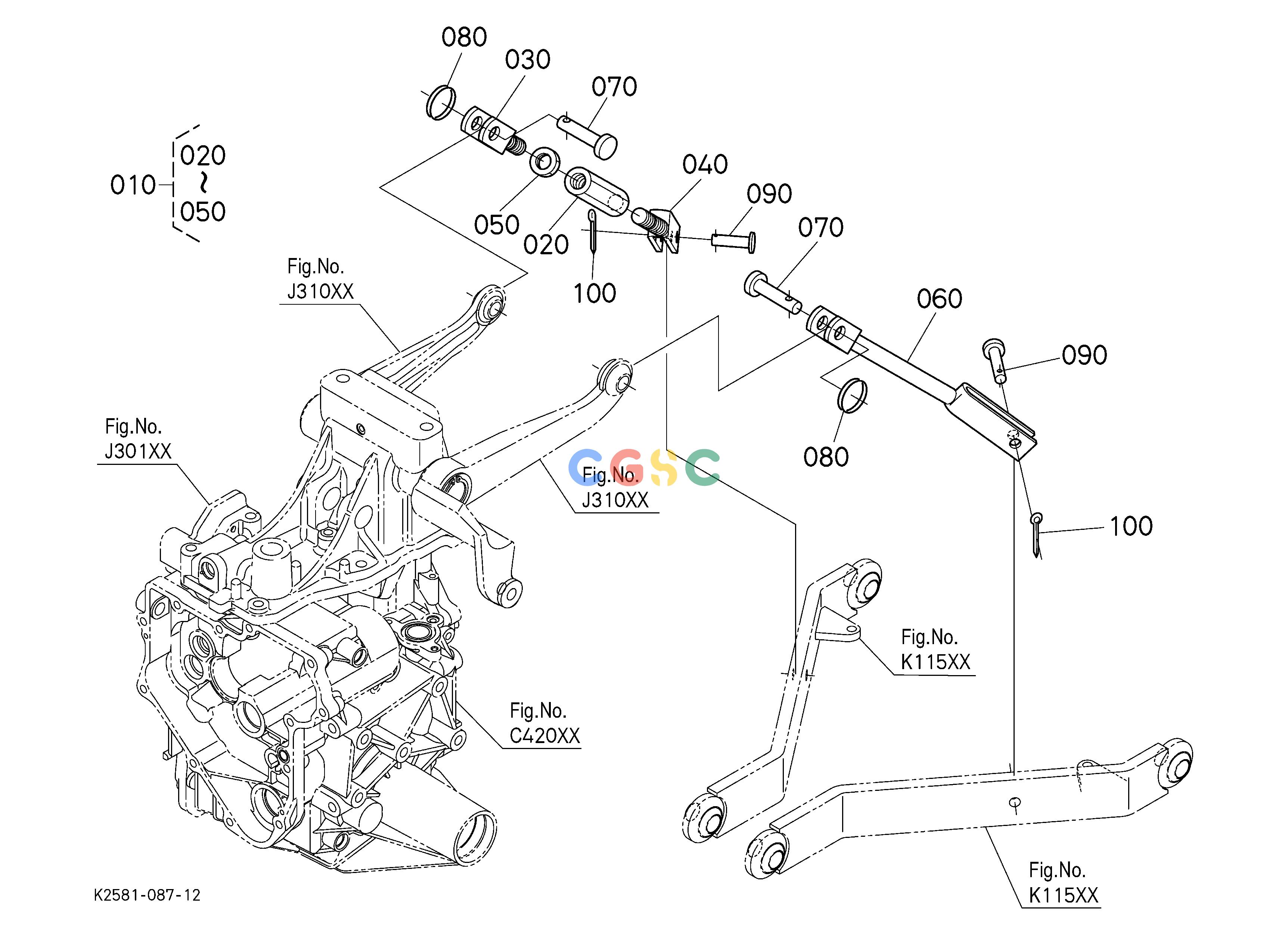 久保田零件查询U87000 3-P LINK KIT 3 (LIFT ROD) [OPTION] OPTIONEPC Kubota online