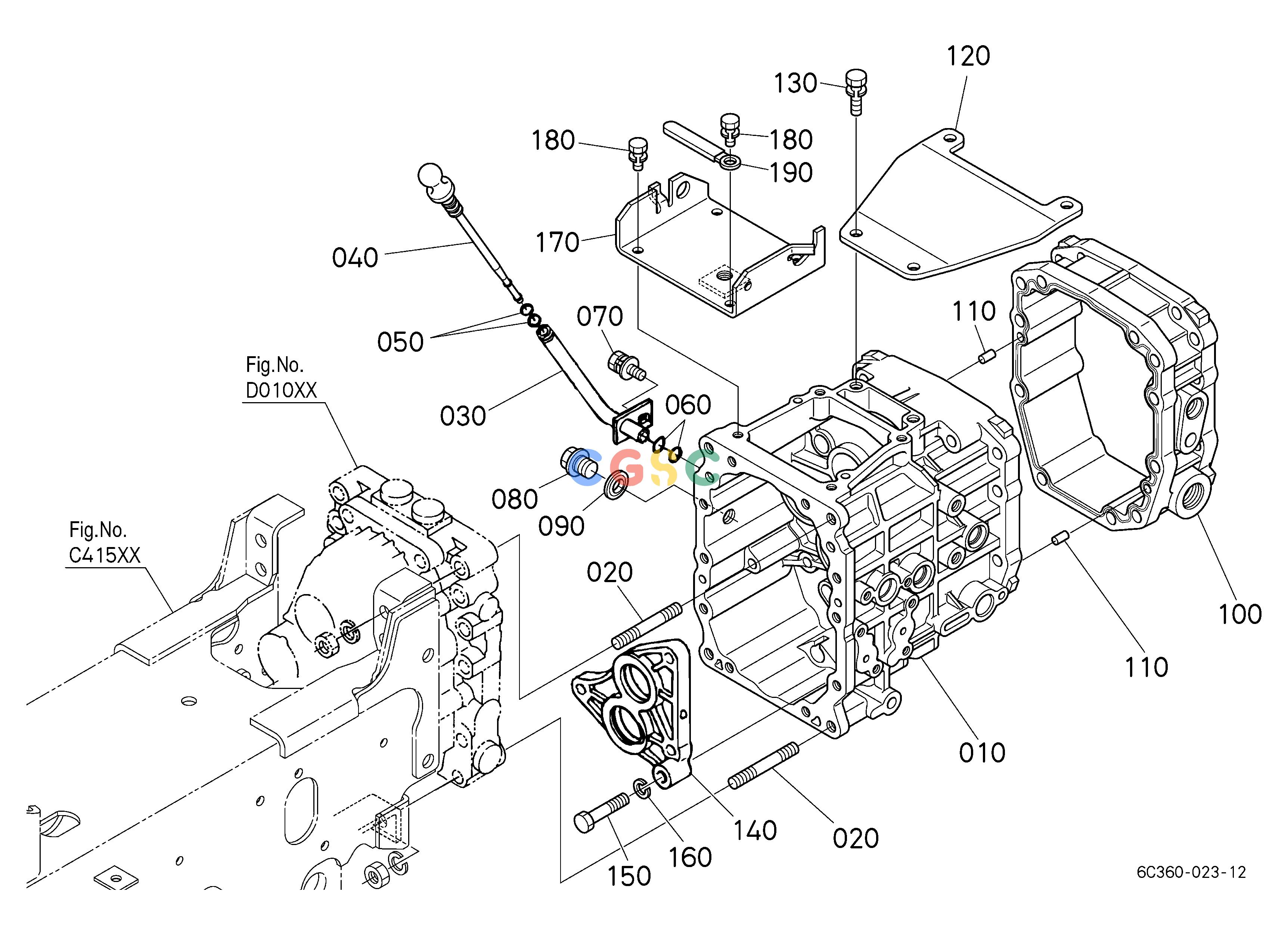 久保田零件查询C42002 TRANSMISSION CASE ## NOTE:ORDER BY REF.No.010 and 030 NEW PARTS. TRANSMISSIONEPC Kubota online