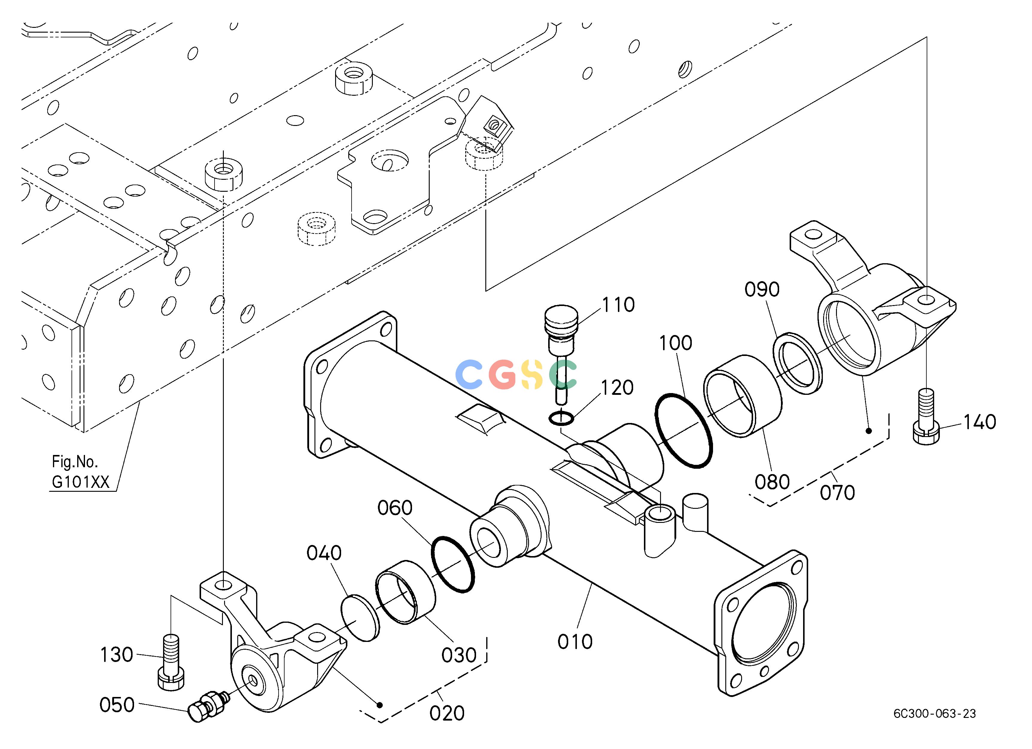 久保田零件查询G10501 FRONT AXLE CASE ## S.No.<=30871 S.No.;<=30871 FRONT AXLEEPC Kubota online