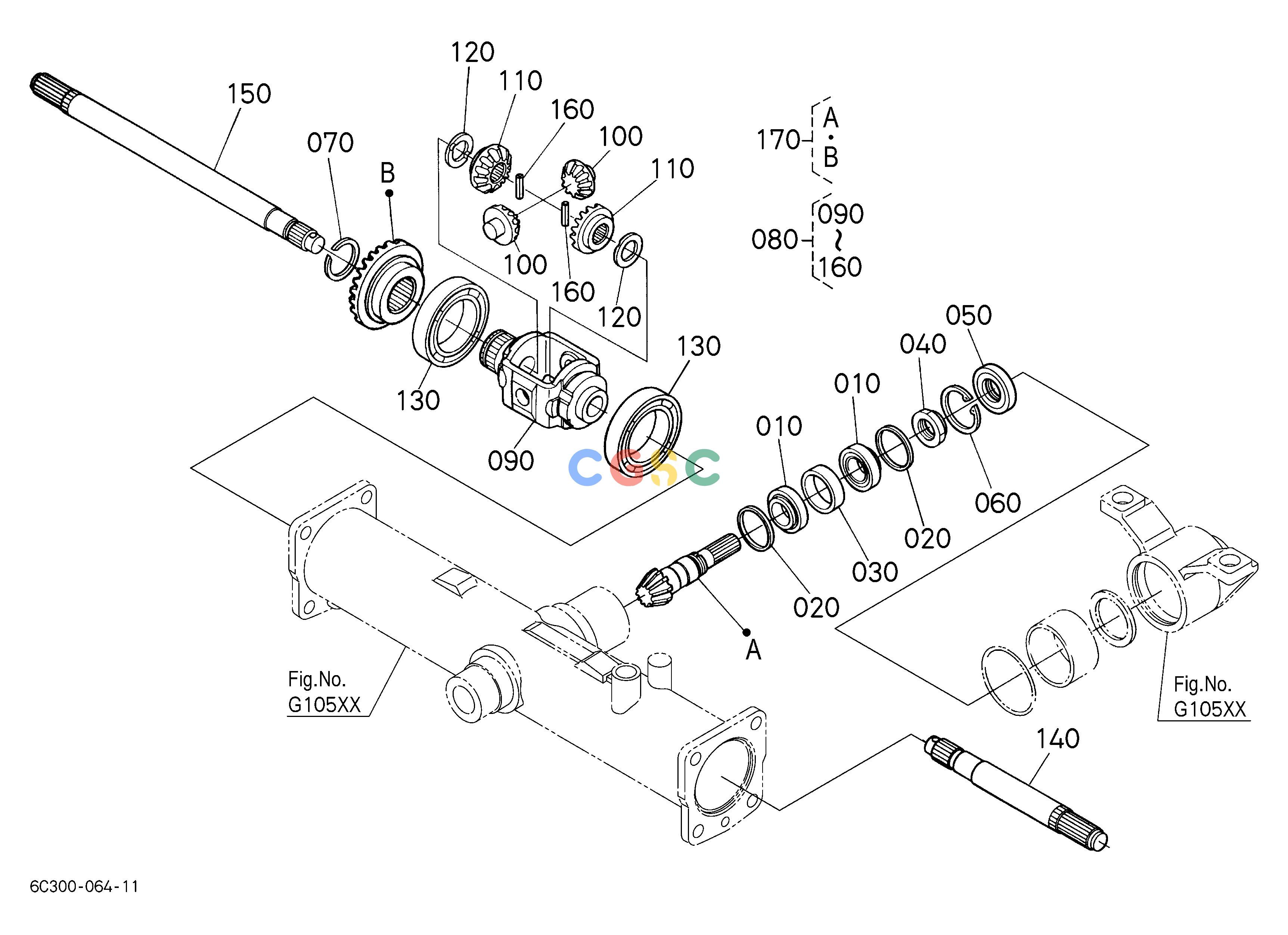 久保田零件查询G11501 FRONT DIFFERENTIAL ## S.No.<=30871 S.No.;<=30871 FRONT AXLEEPC Kubota online