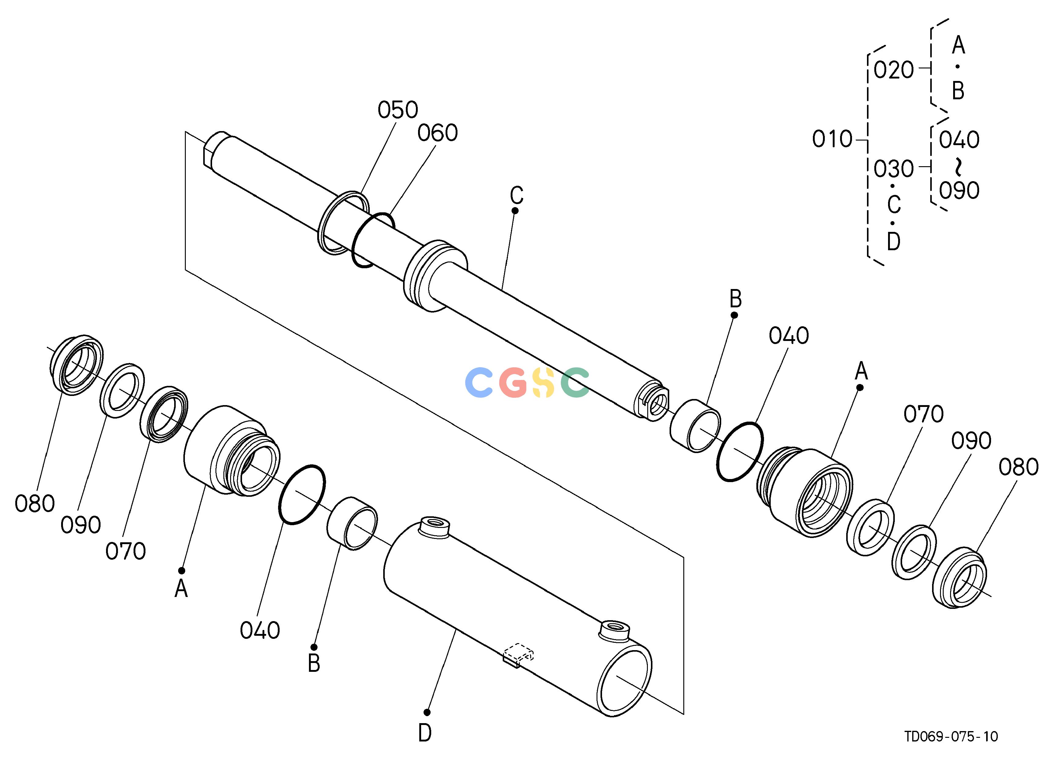 久保田零件查询G18500 STEERING CYLINDER [COMPONENT PARTS] [OLD] ## S.No.<=50612 S.No.;<=50612 STEERINGEPC Kubota online