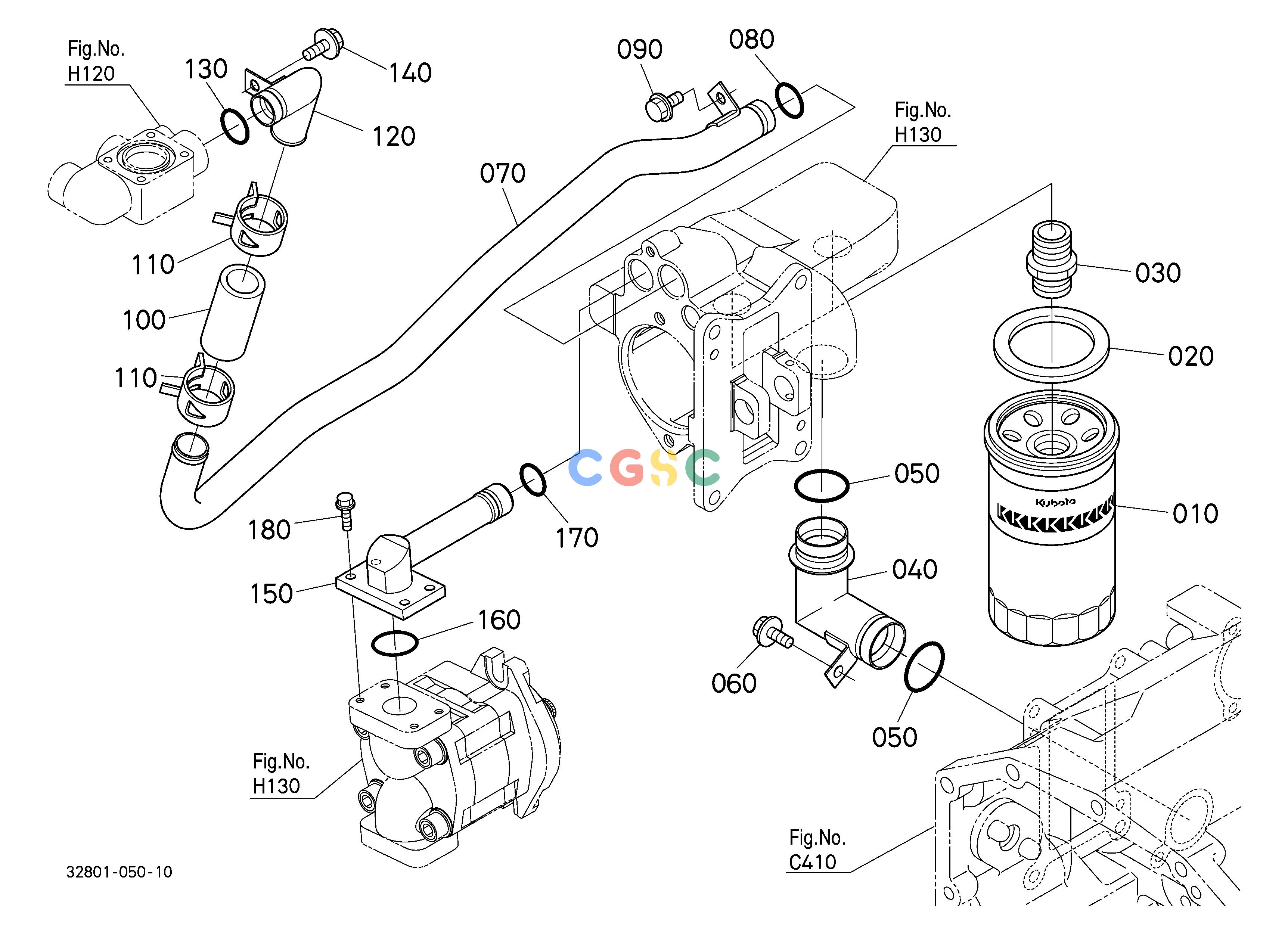 久保田零件查询H20100 HYDRAULIC OIL LINE(SUCTION) HYDRAULIC SYSTEMEPC Kubota online