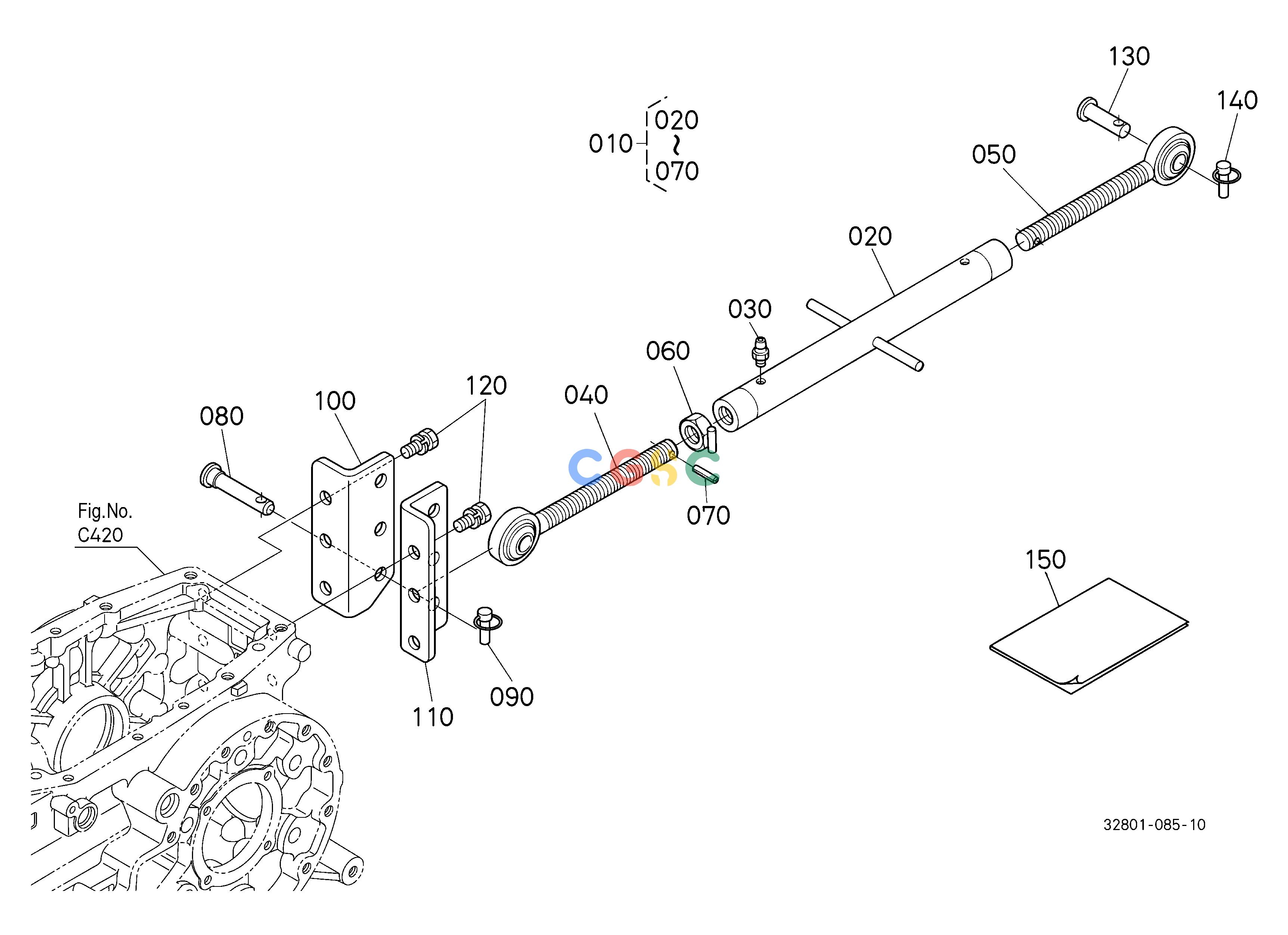 久保田零件查询T14000 TOP LINK HOLDER (W/G No.L3961) [OPTION] OPTIONEPC Kubota online