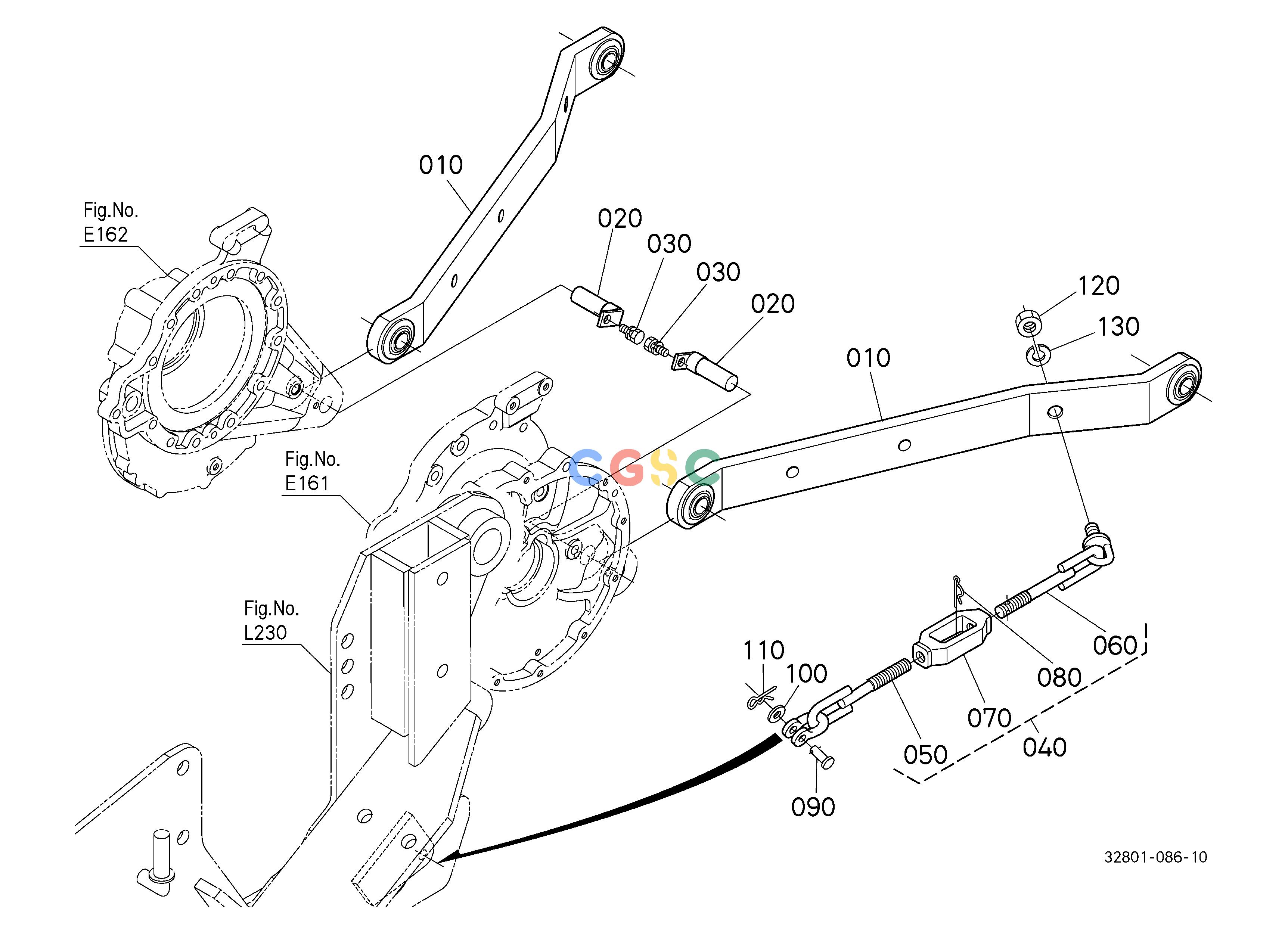 久保田零件查询T14100 3-POINT LINKAGE 1 (LOWER LINK) (W/G No.L3961) [OPTION] OPTIONEPC Kubota online