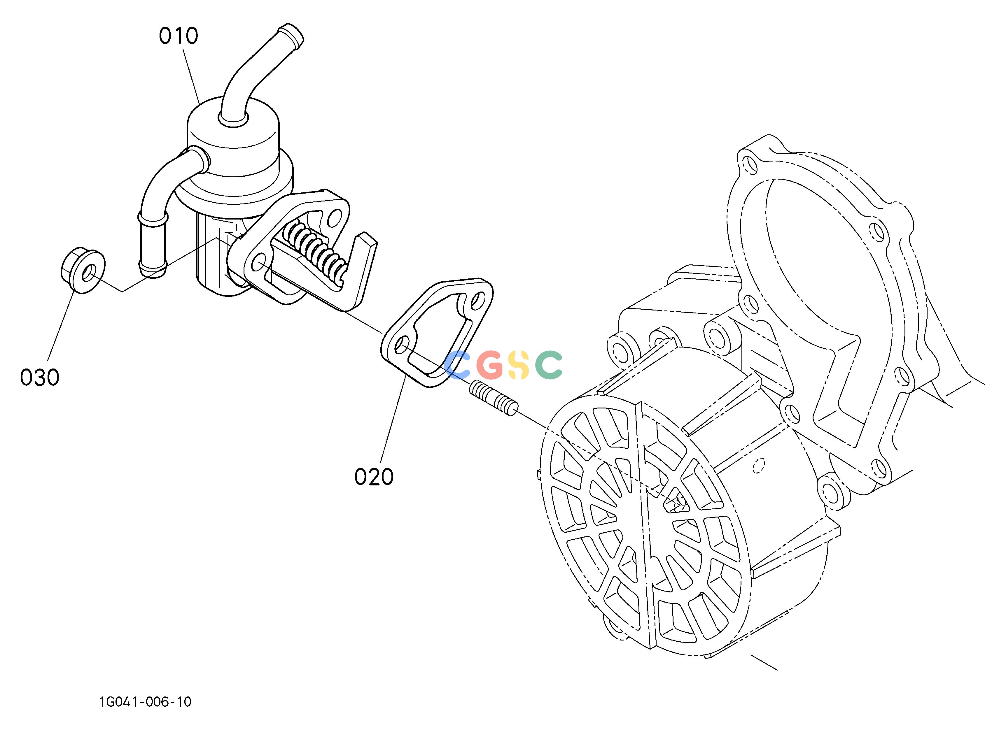 久保田零件查询030100 FUEL PUMP (MECHANICAL) ENGINEEPC Kubota online