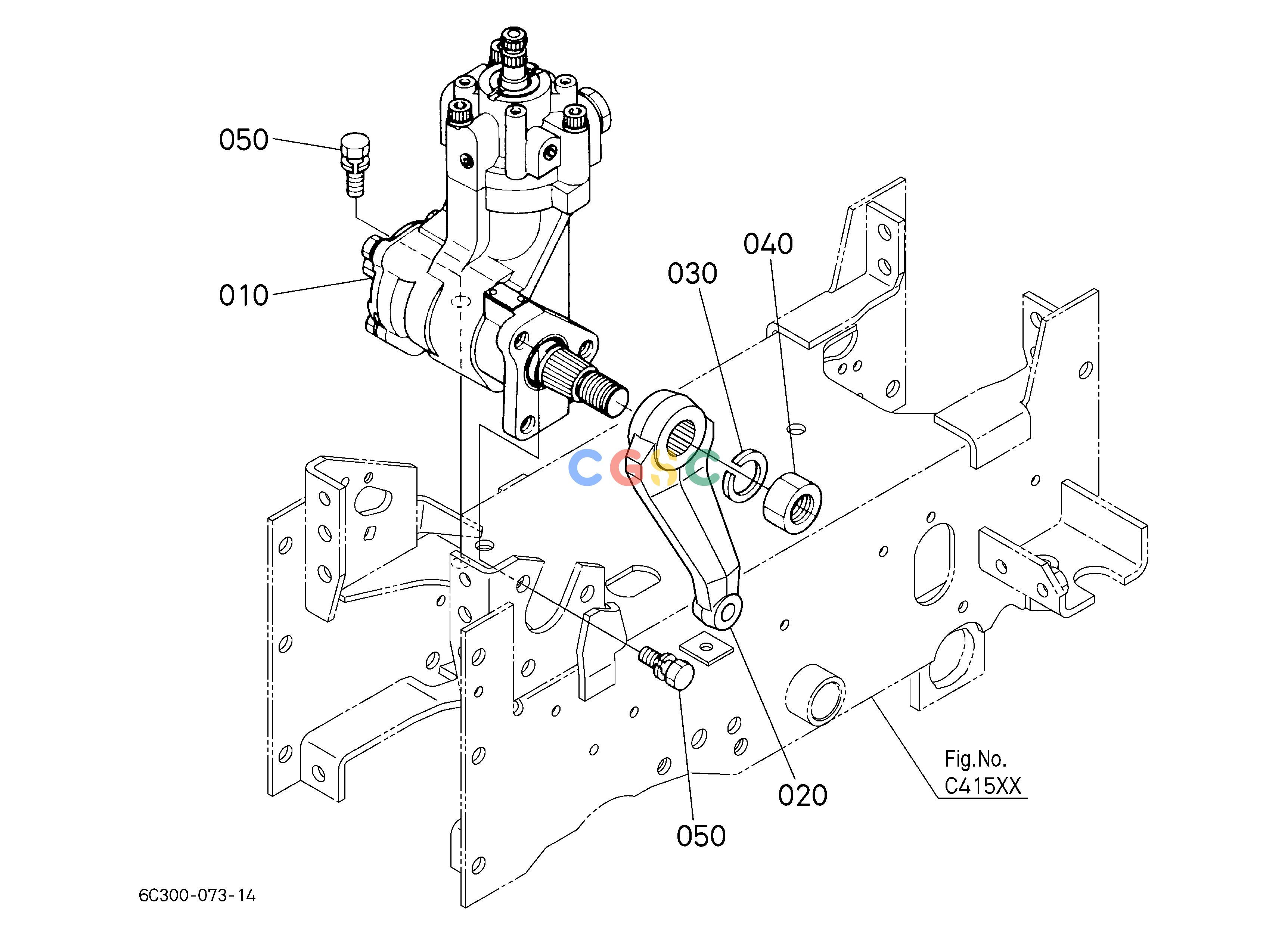 久保田零件查询J10100 HYDRAULIC PUMP (PS) STEERINGEPC Kubota online