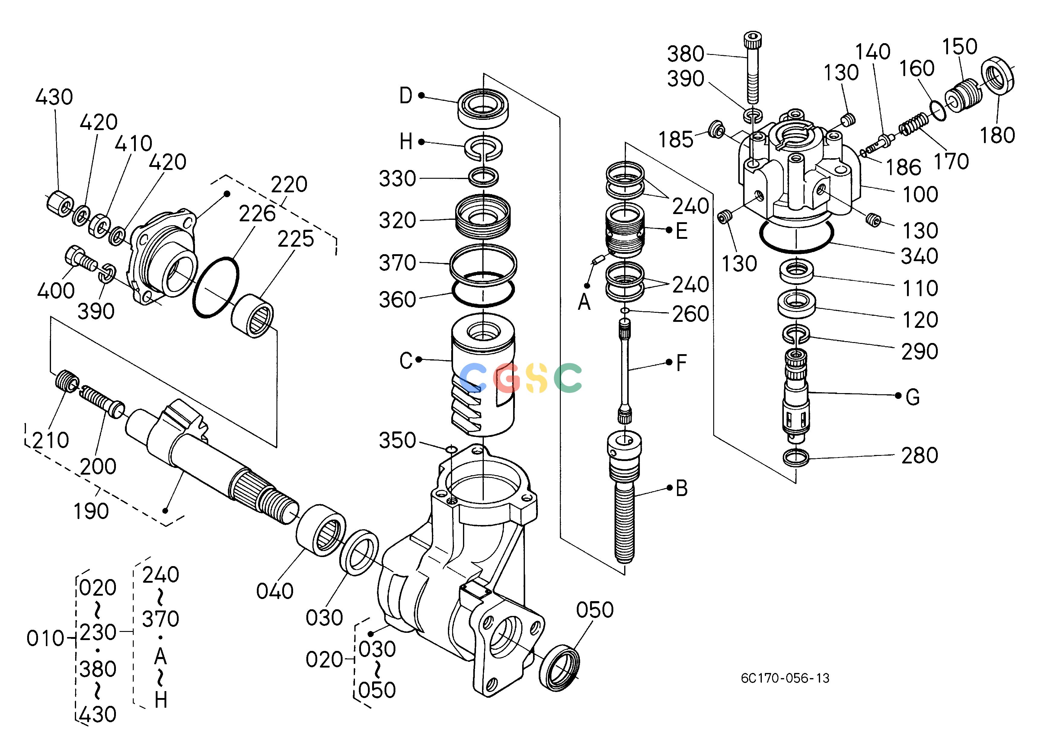 久保田零件查询J10500 HYDRAULIC PUMP (PS) [COMPONENT PARTS] STEERINGEPC Kubota online