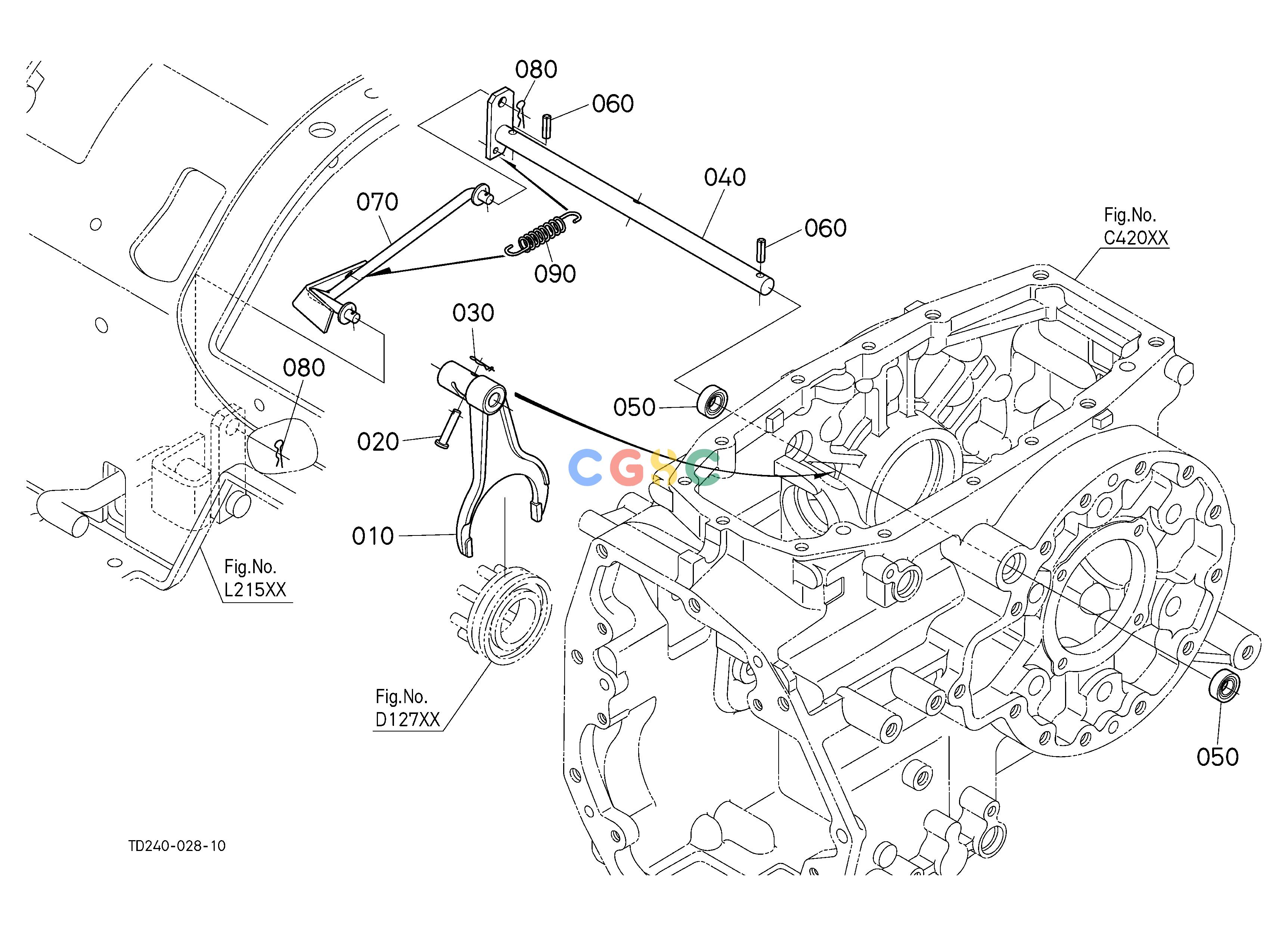 久保田零件查询D22501 DIFFERENTIAL LOCK SHIFT FORK SPEED CHANGE SHIFT FORK /SHIFT LEVEREPC Kubota online