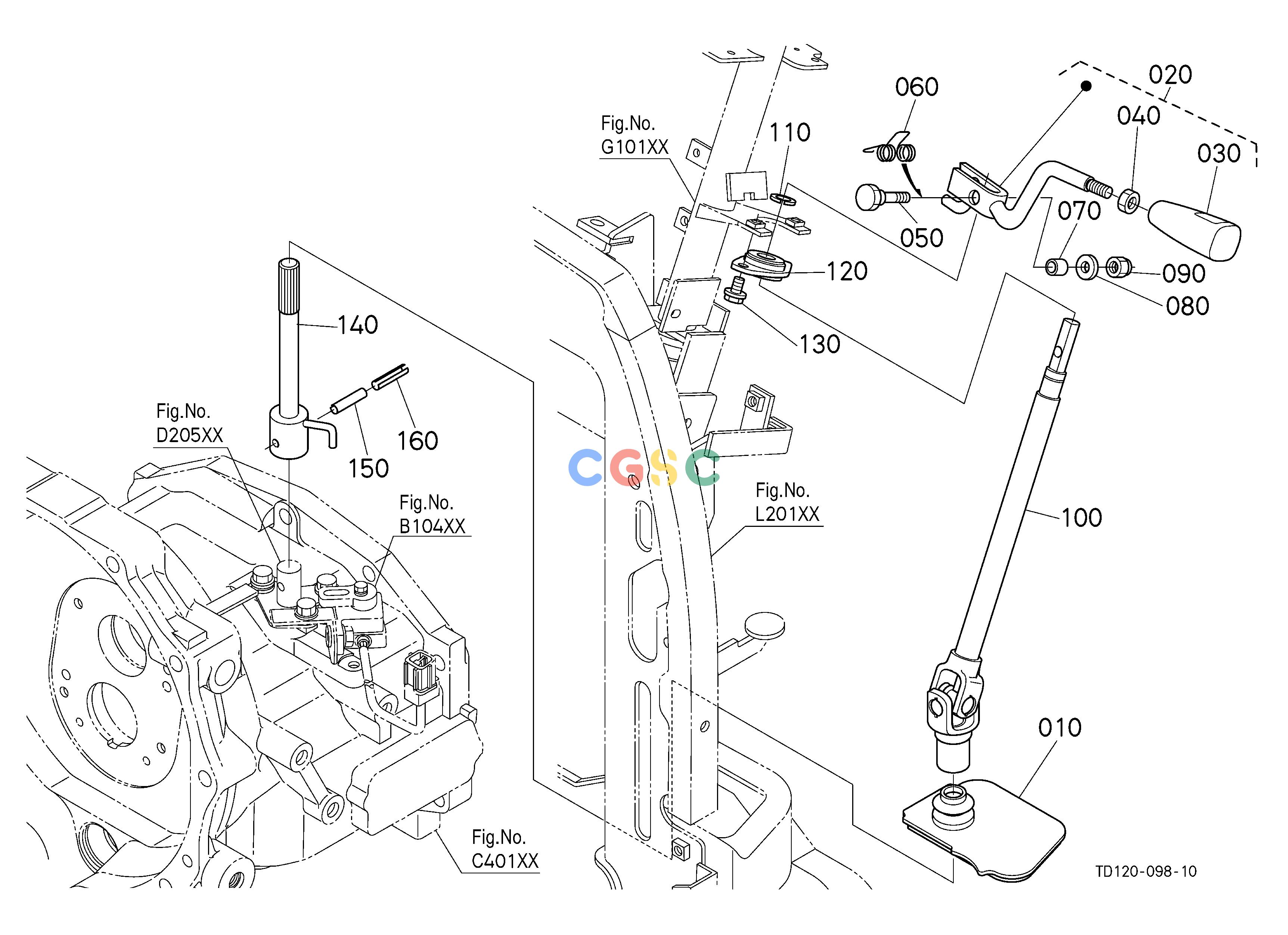 久保田零件查询E10501 SHUTTLE SHIFT LEVER SPEED CHANGE SHIFT FORK /SHIFT LEVEREPC Kubota online