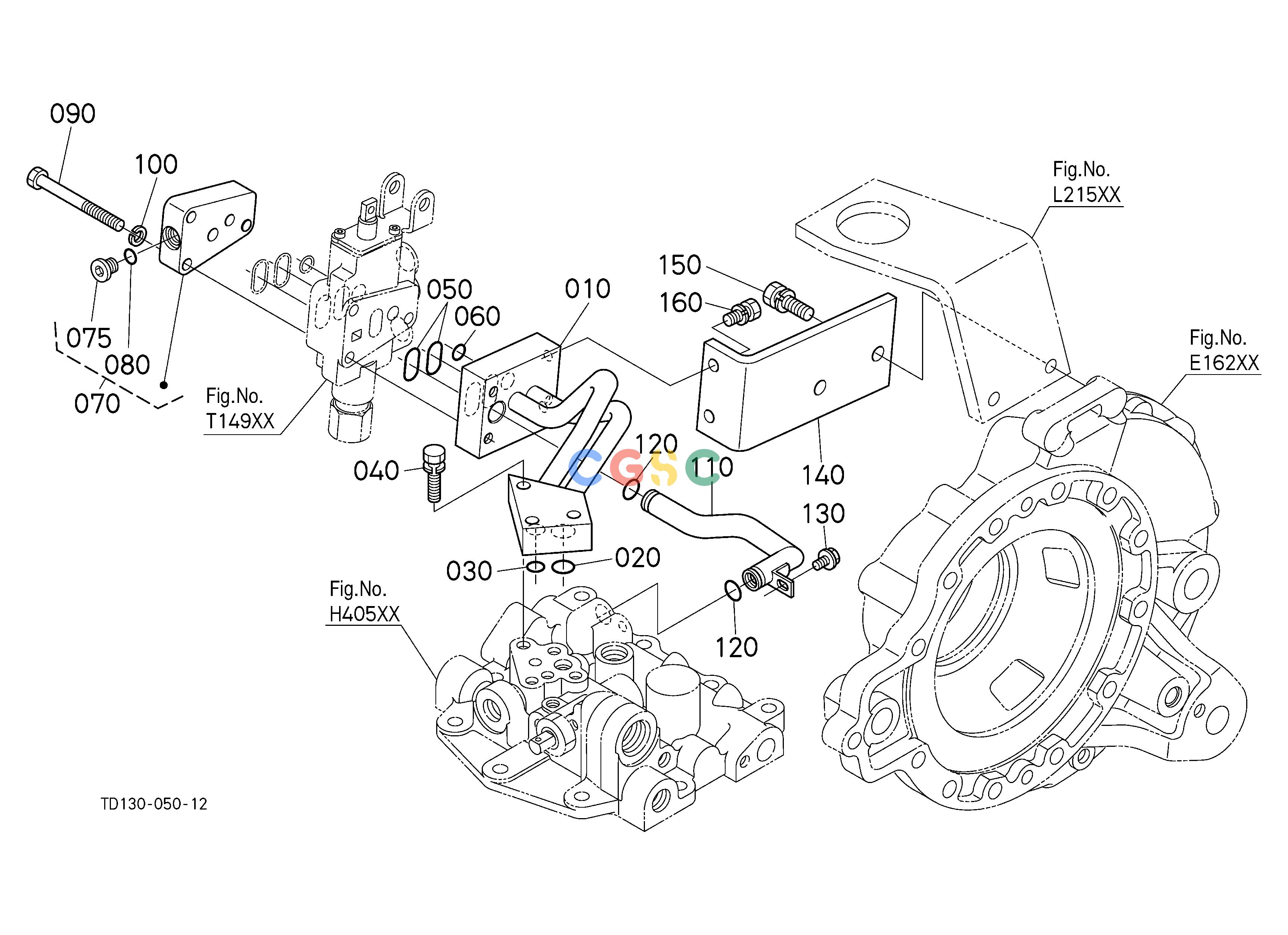 久保田零件查询T15000 AUXILIARY CONTROL VALVE BASE(W/G No.L8335) [OPTION] OPTIONEPC Kubota online