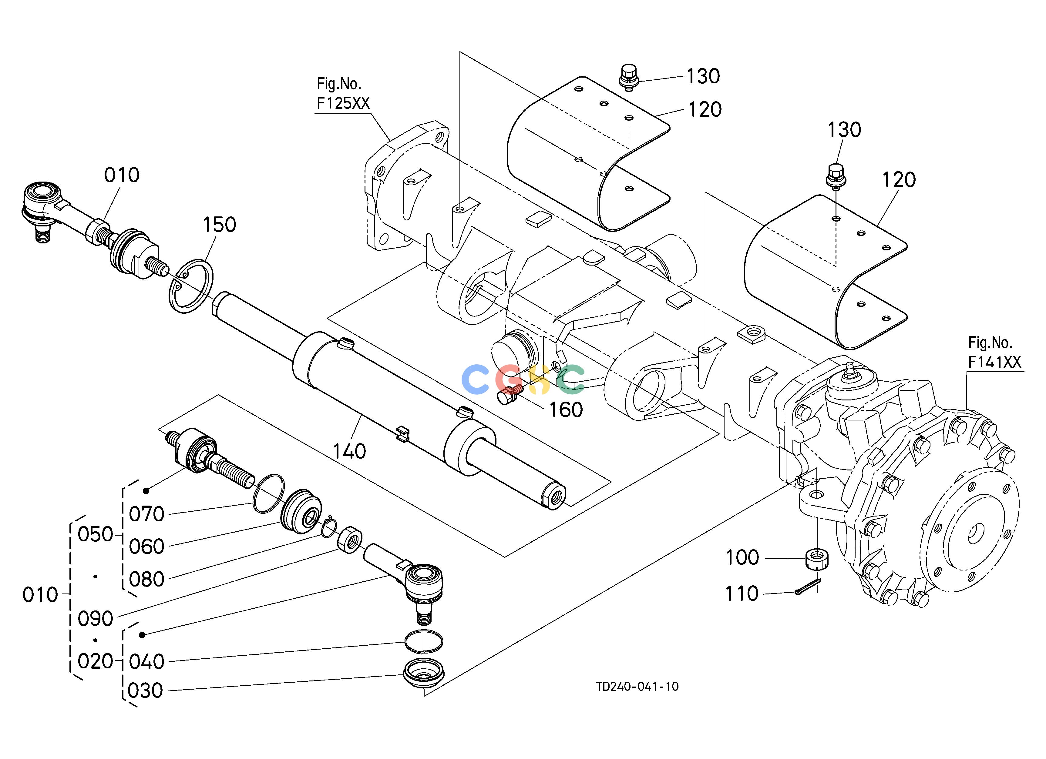 久保田零件查询G18002 TIE ROD/STEERING CYLINDER STEERINGEPC Kubota online