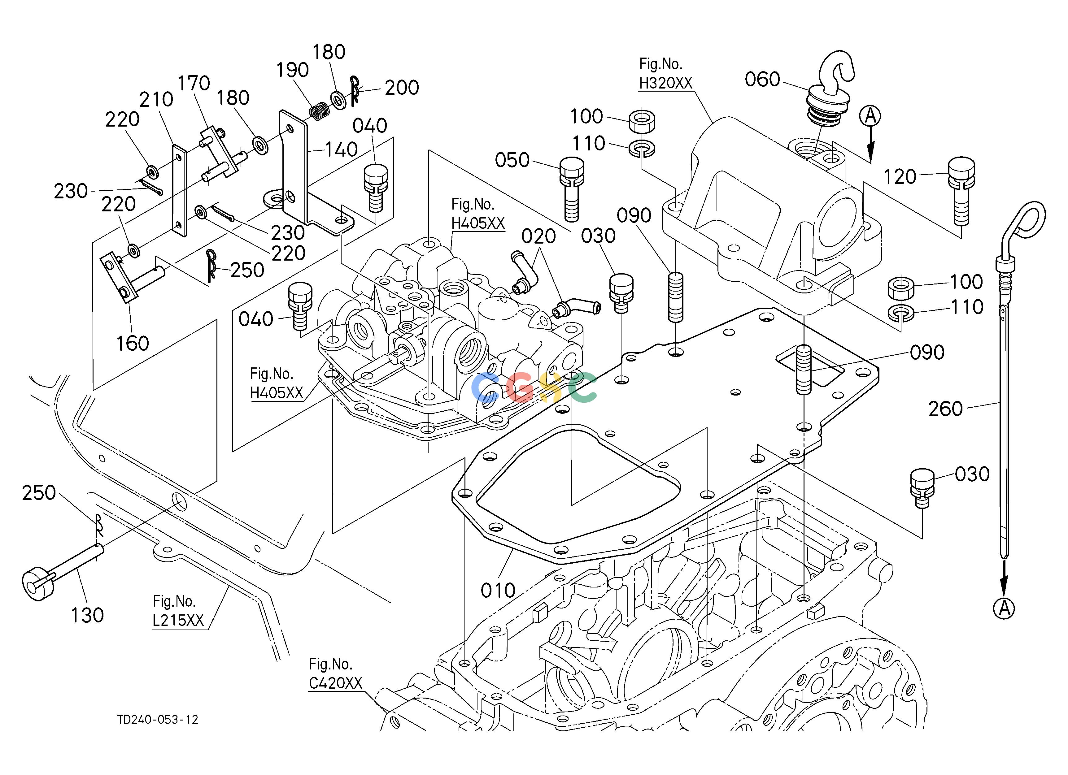 久保田零件查询H30502 TRANSMISSION CASE COVER HYDRAULIC SYSTEMEPC Kubota online