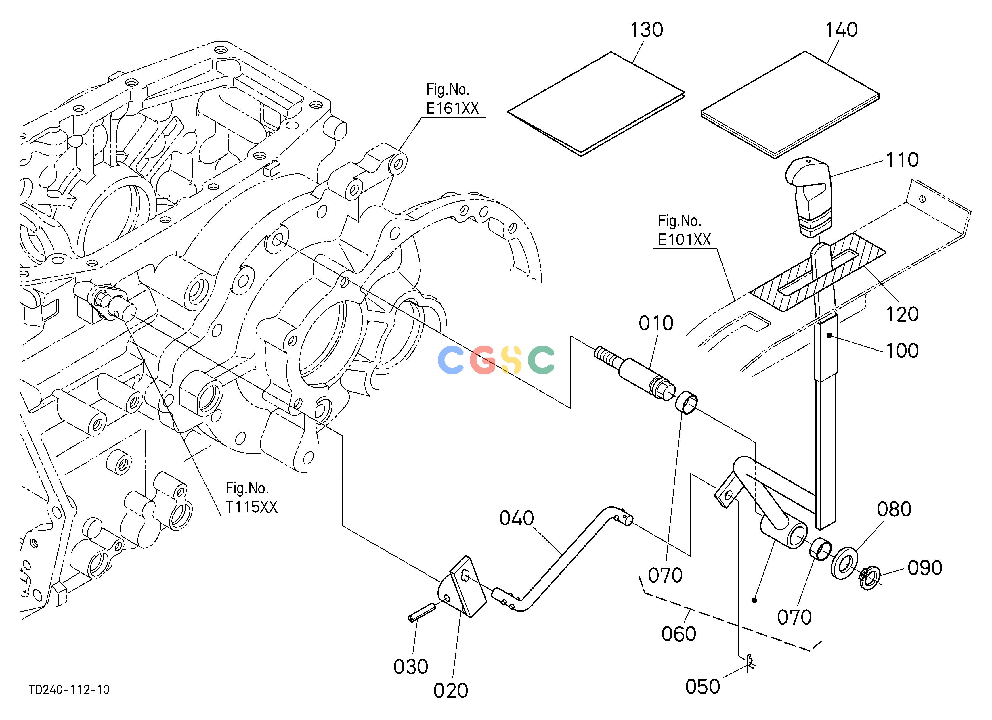 久保田零件查询T11505 CREEP SPEED KIT (SHIFT LEVER) (W/G No.L8324) [OPTION] OPTIONEPC Kubota online