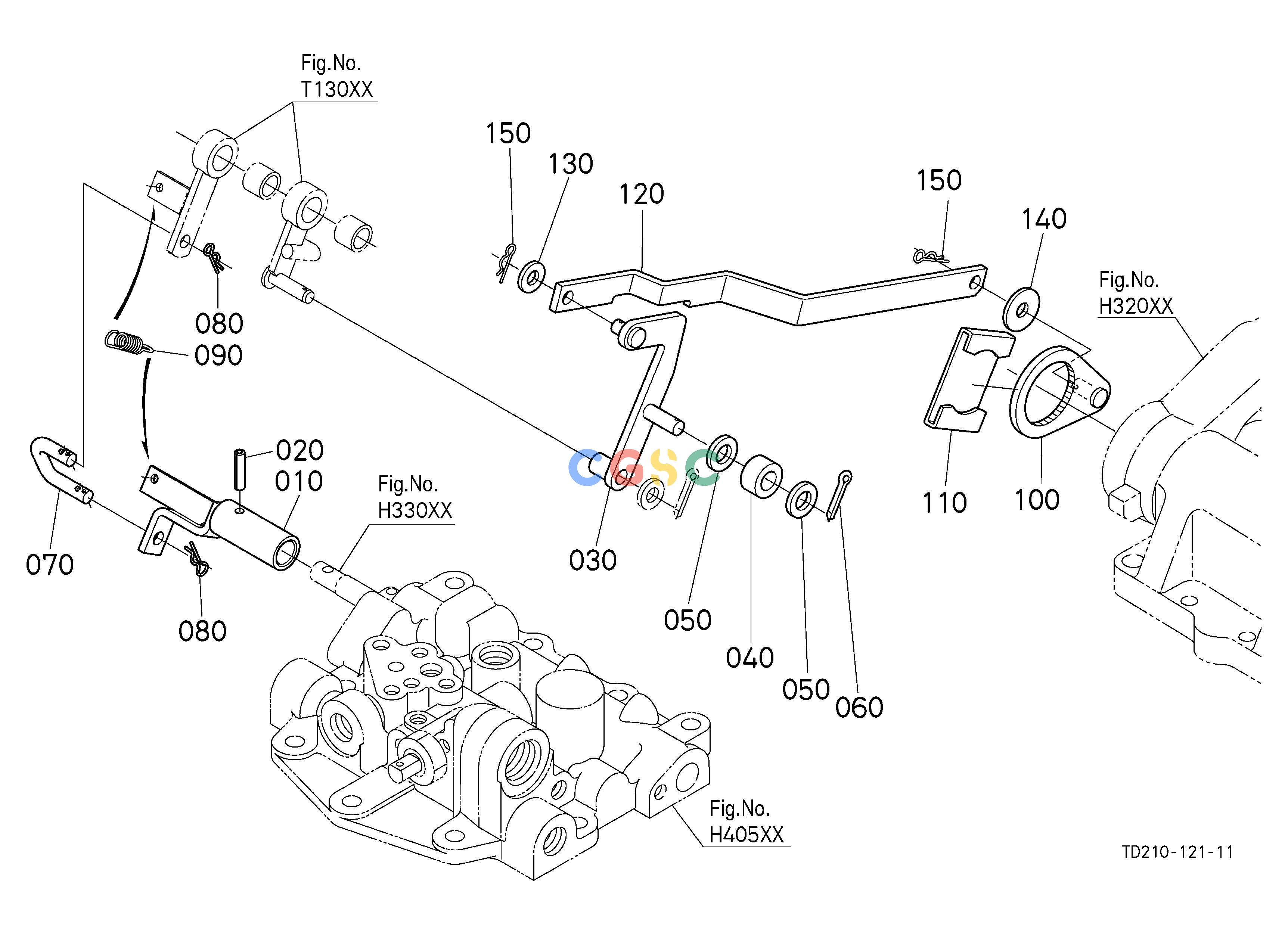 久保田零件查询T13302 POSITION CONTROL LINK (WITH DRAFT) (W/G No.L8375) [OPTION] OPTIONEPC Kubota online