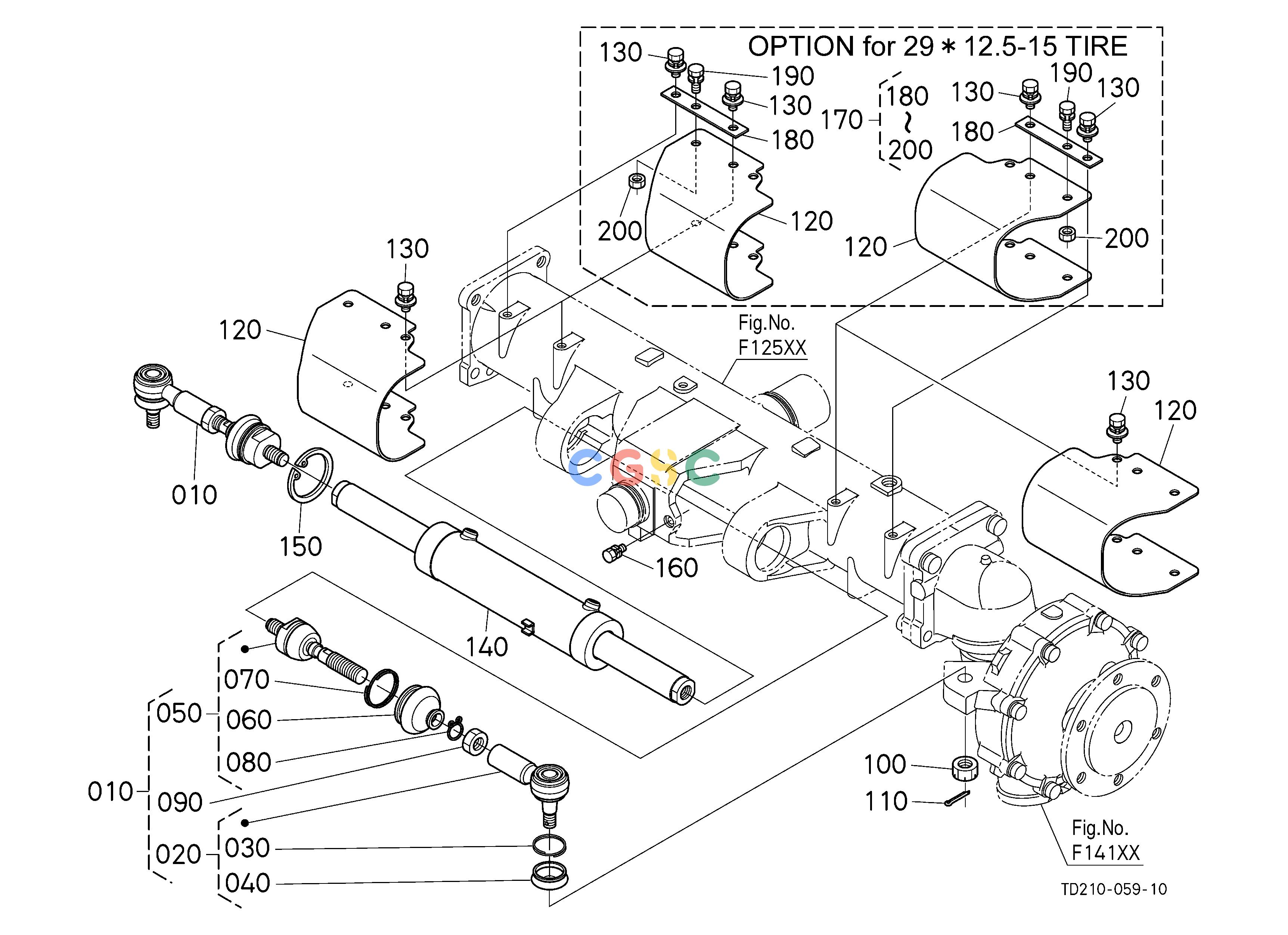 久保田零件查询G18000 TIE ROD/STEERING CYLINDER STEERINGEPC Kubota online